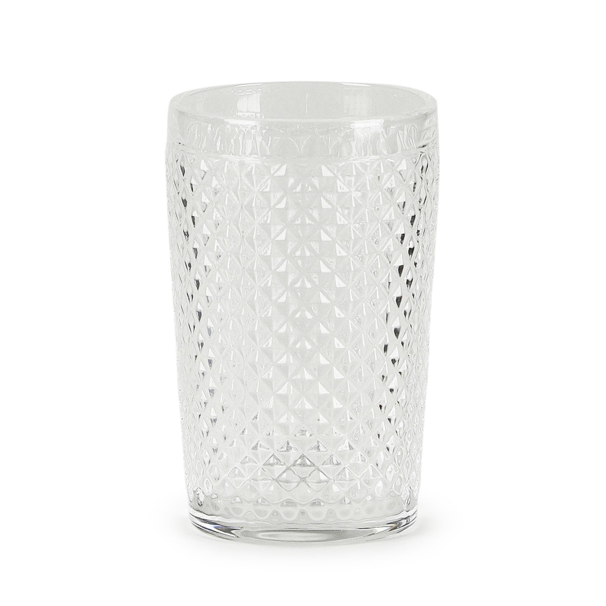 Handcrafted Portuguese Bicos Glass - Textured Diamond Pattern - A Vida Portuguesa