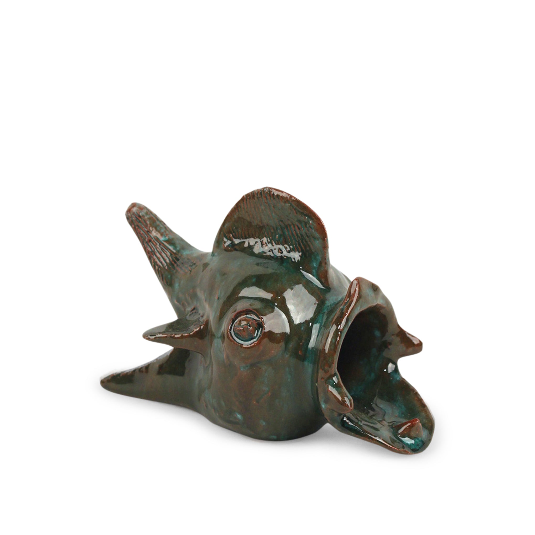 Handcrafted Portuguese Ceramic Animal Figurine by A Vida Portuguesa - Green