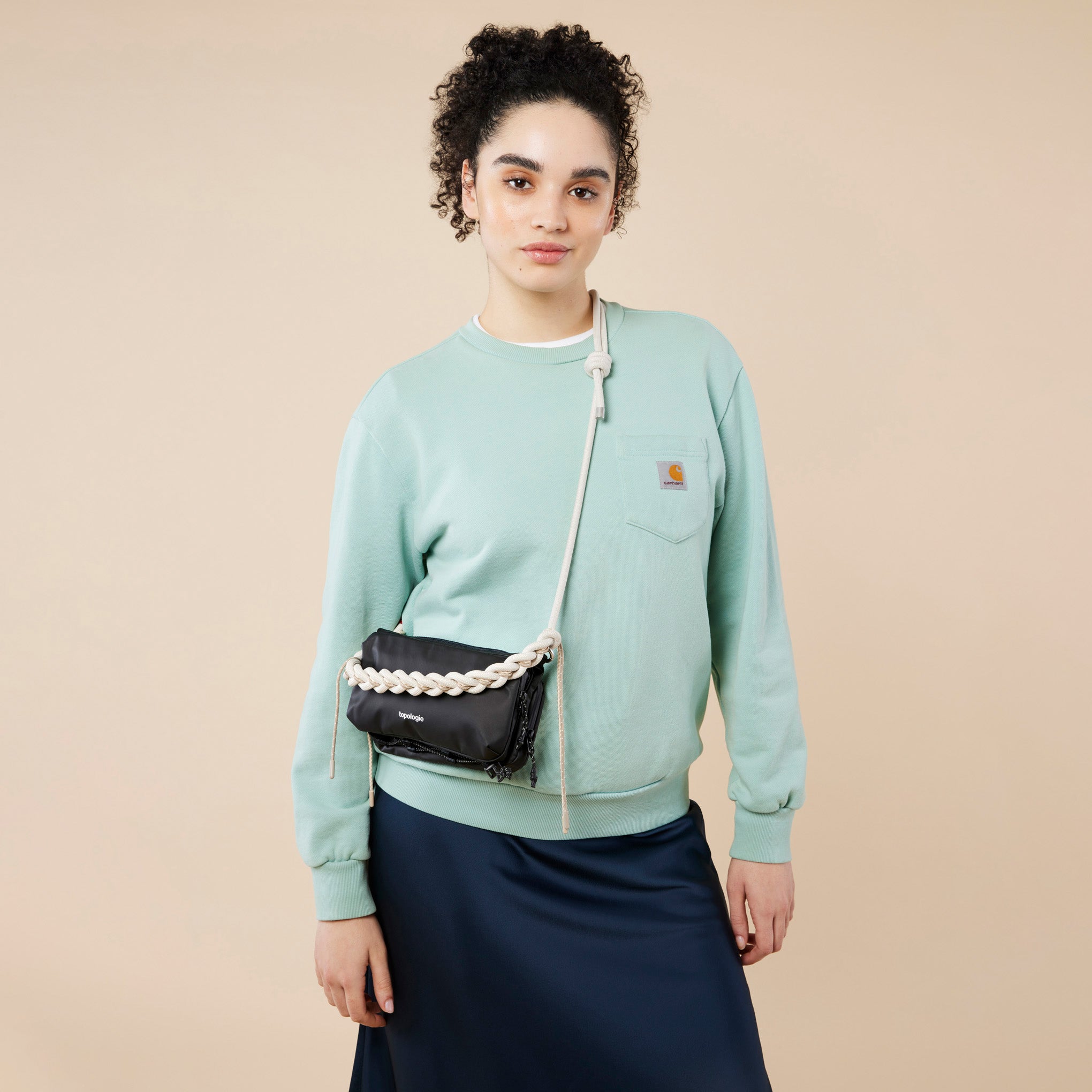 Topologie Calico Crossbody Bag with Adjustable Strap for Travel