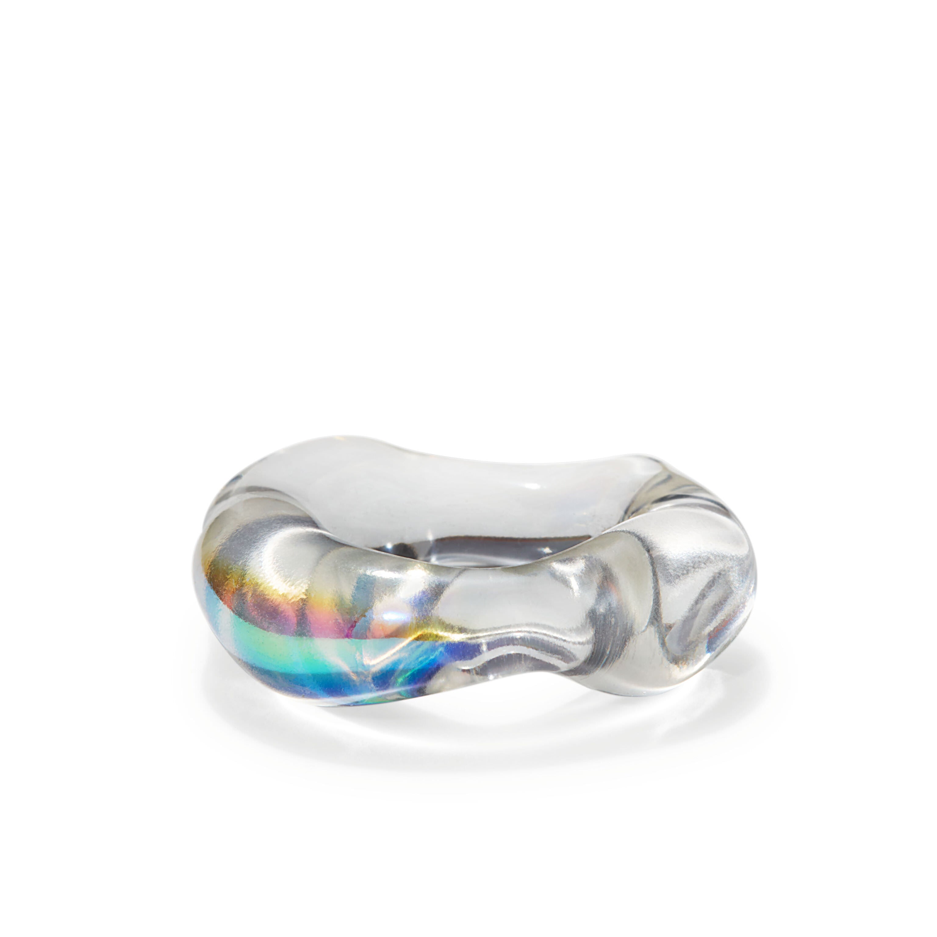 Julie Thevenot Opalescent Glass Enigma Ring – Handcrafted in Brooklyn