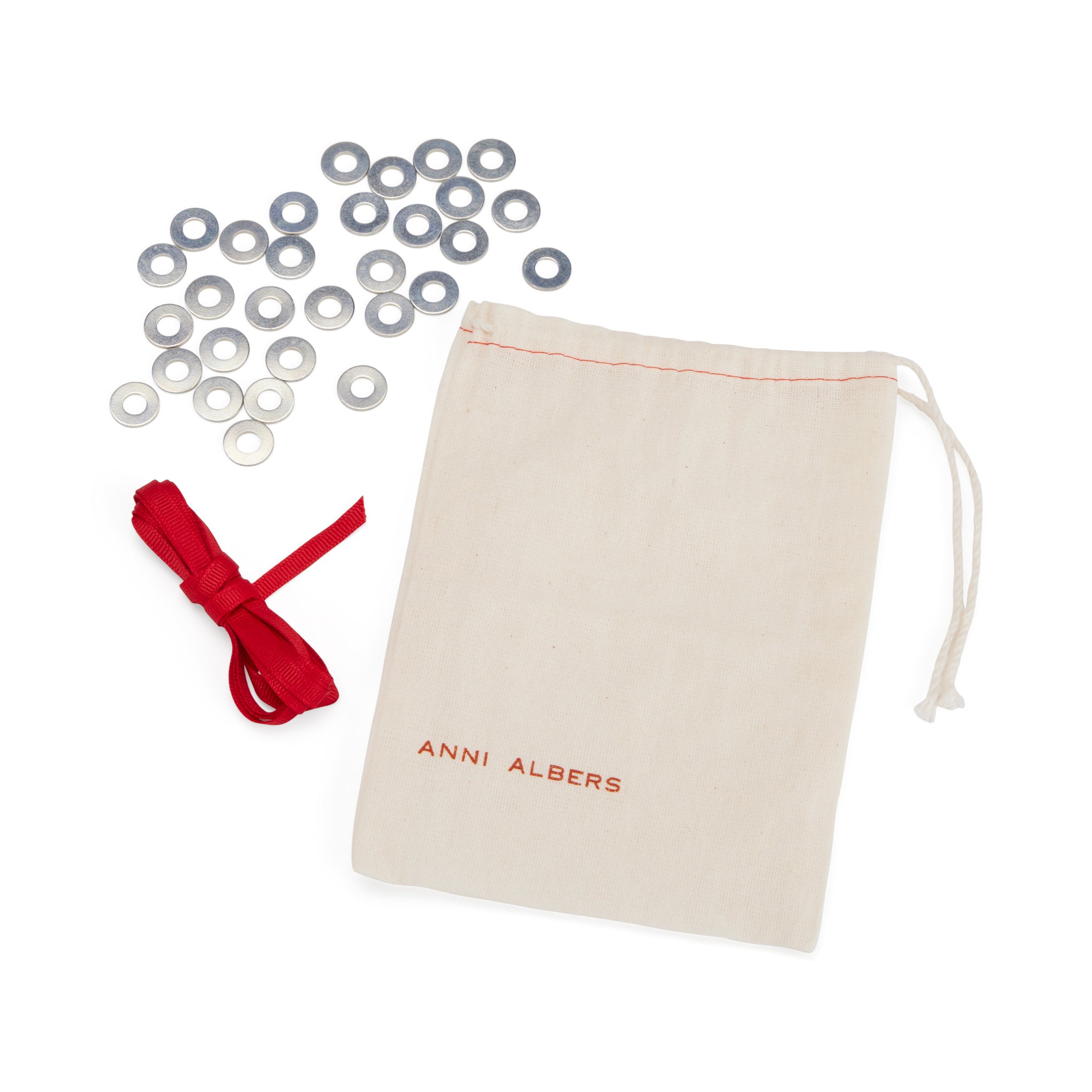 Anni Albers DIY Necklace Jewelry Kit - Red Craft Set