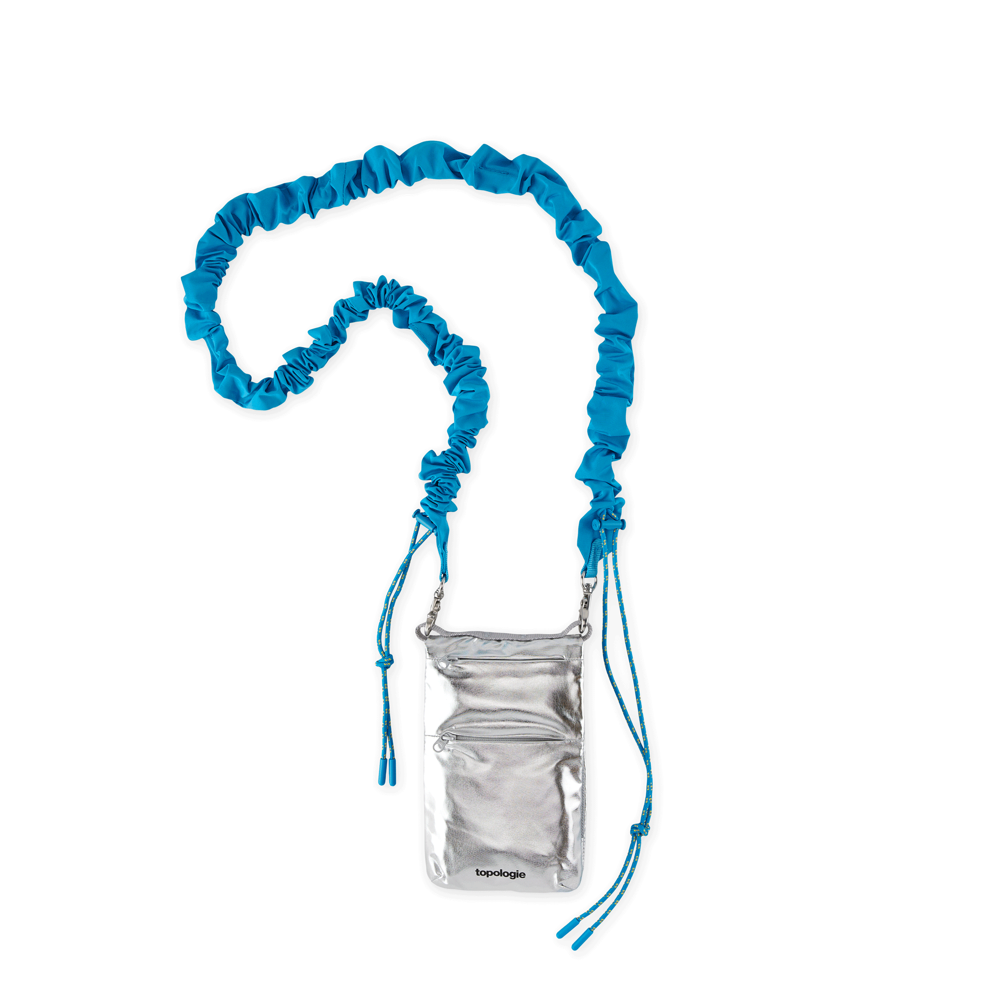 Topologie Crossbody Bag with Adjustable Strap - Chrome