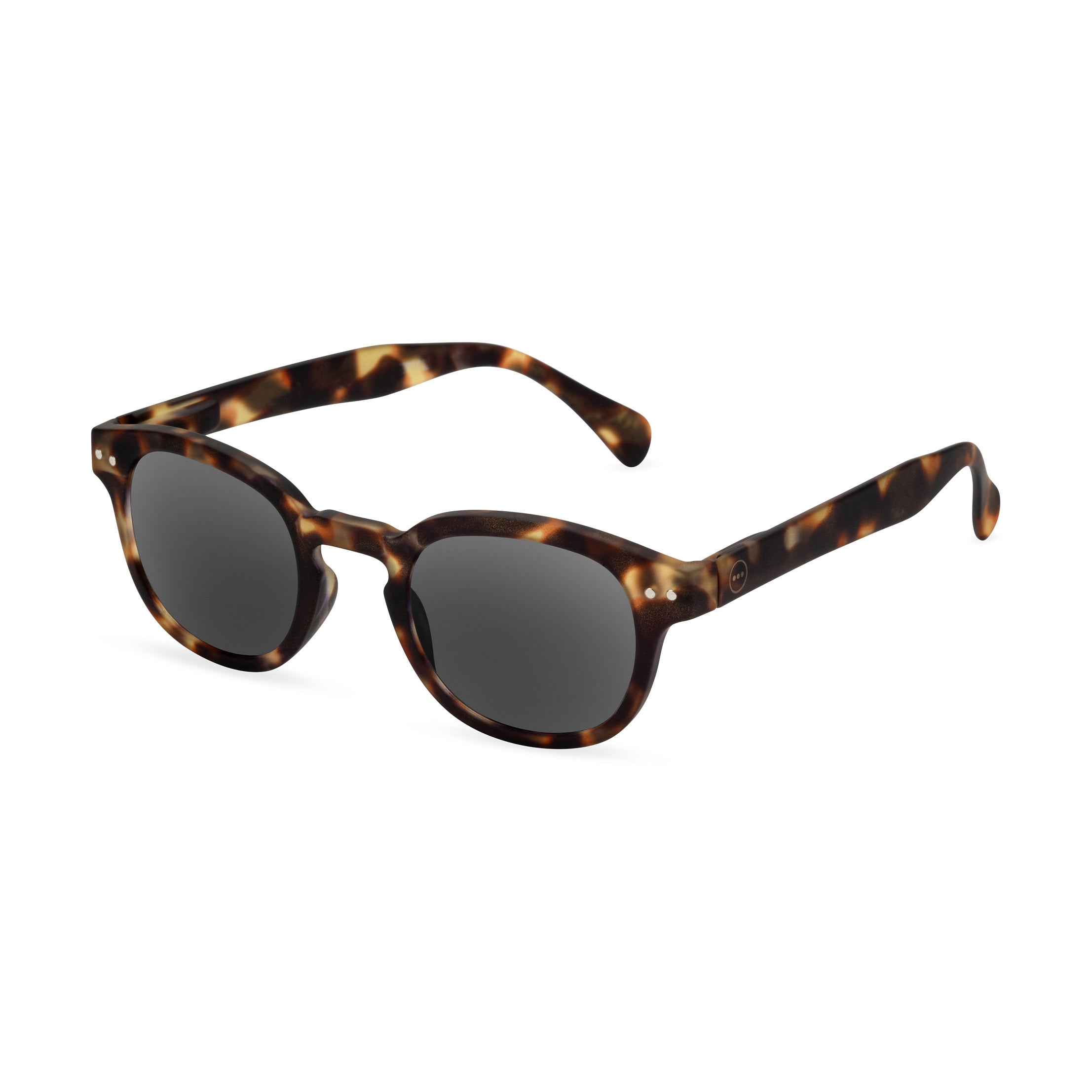 IZIPIZI Retro Square Sunglasses with UV Protection - Black