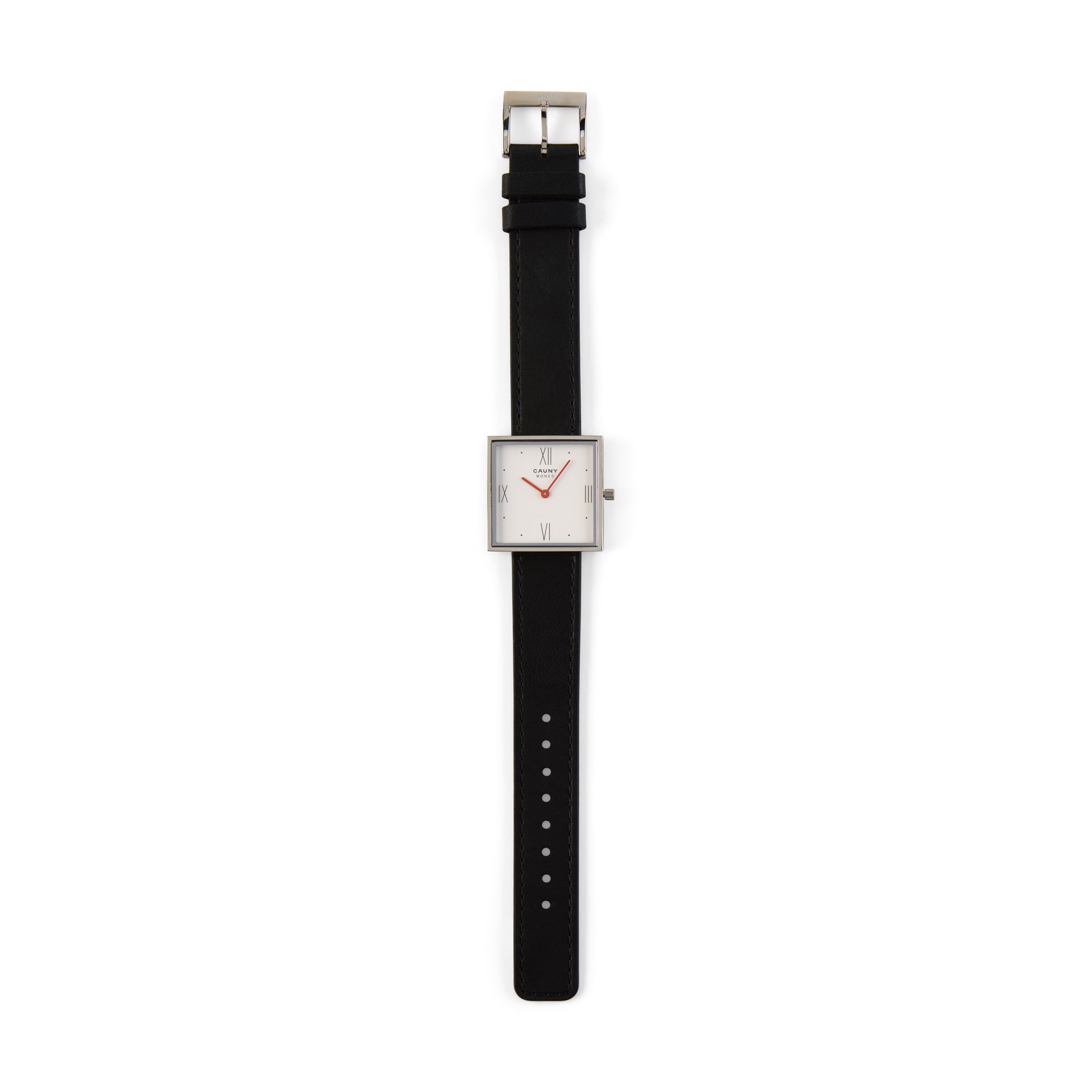 Cauny Moneo Prado Square Watch | Minimalist Design | Italian Leather Strap