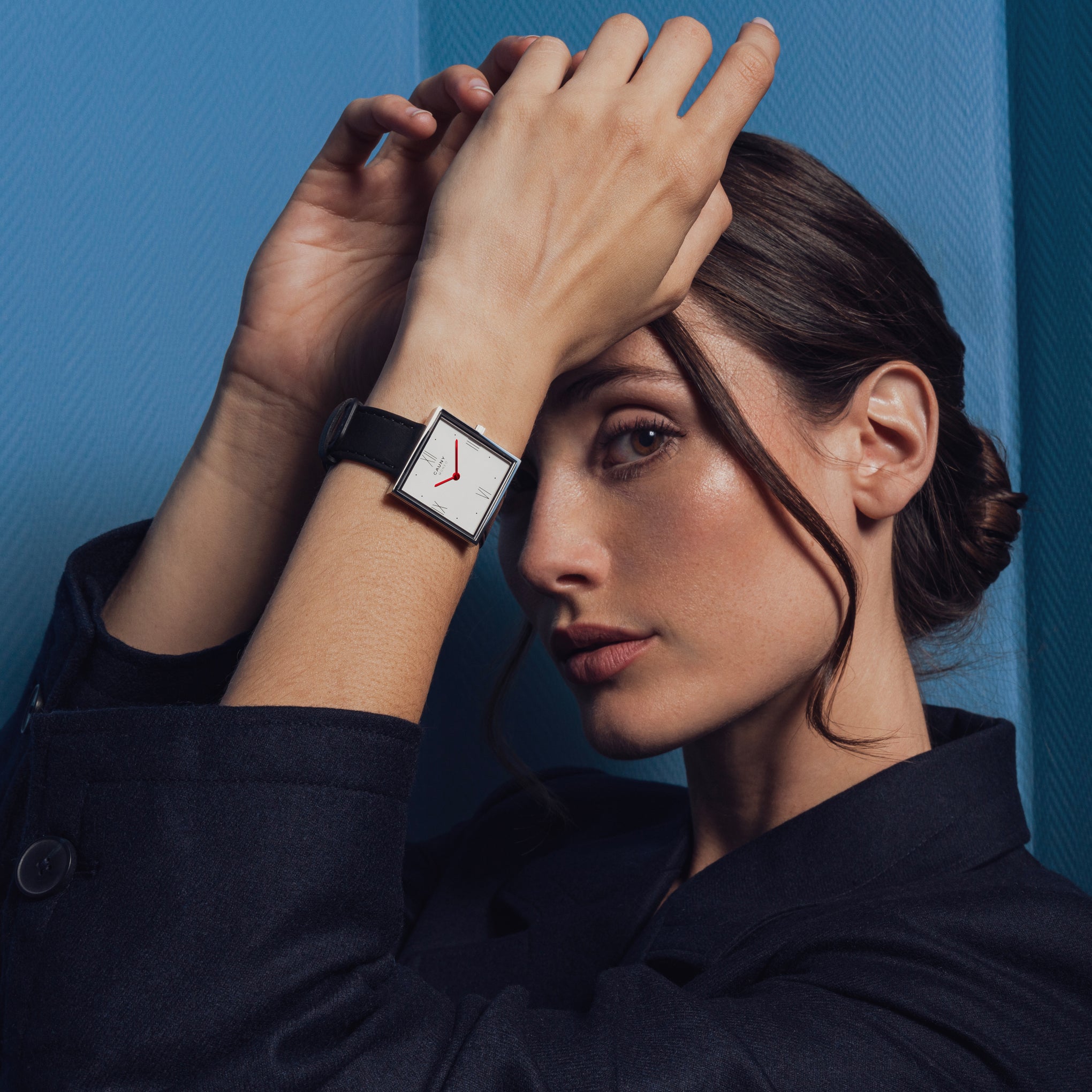 Cauny Moneo Prado Square Watch | Minimalist Design | Italian Leather Strap