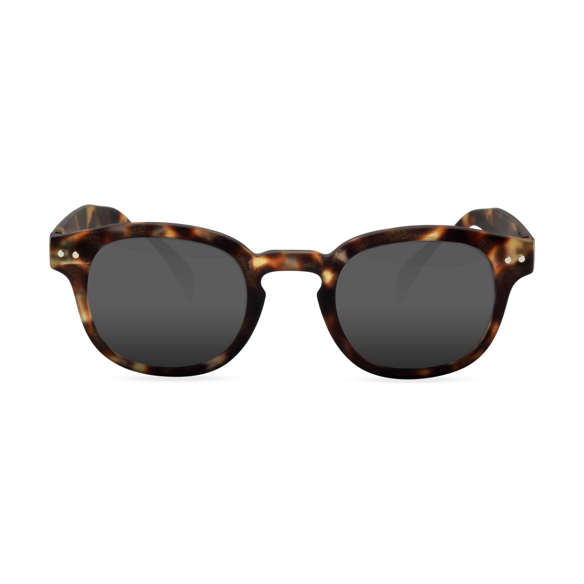 IZIPIZI Retro Square Sunglasses in Tortoise – UV Protection