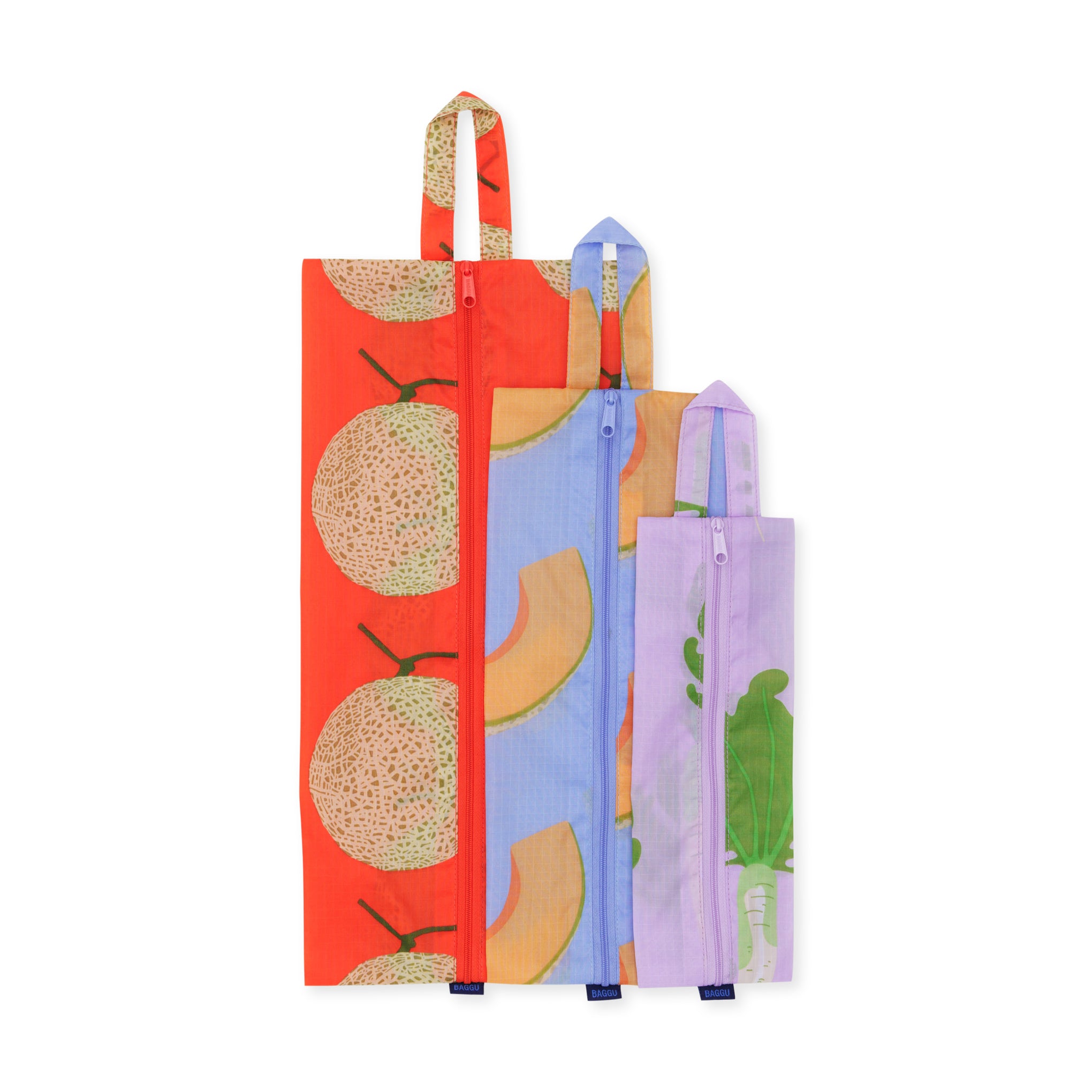 Baggu Recycled Nylon Travel Pouch Set - 3 Sizes