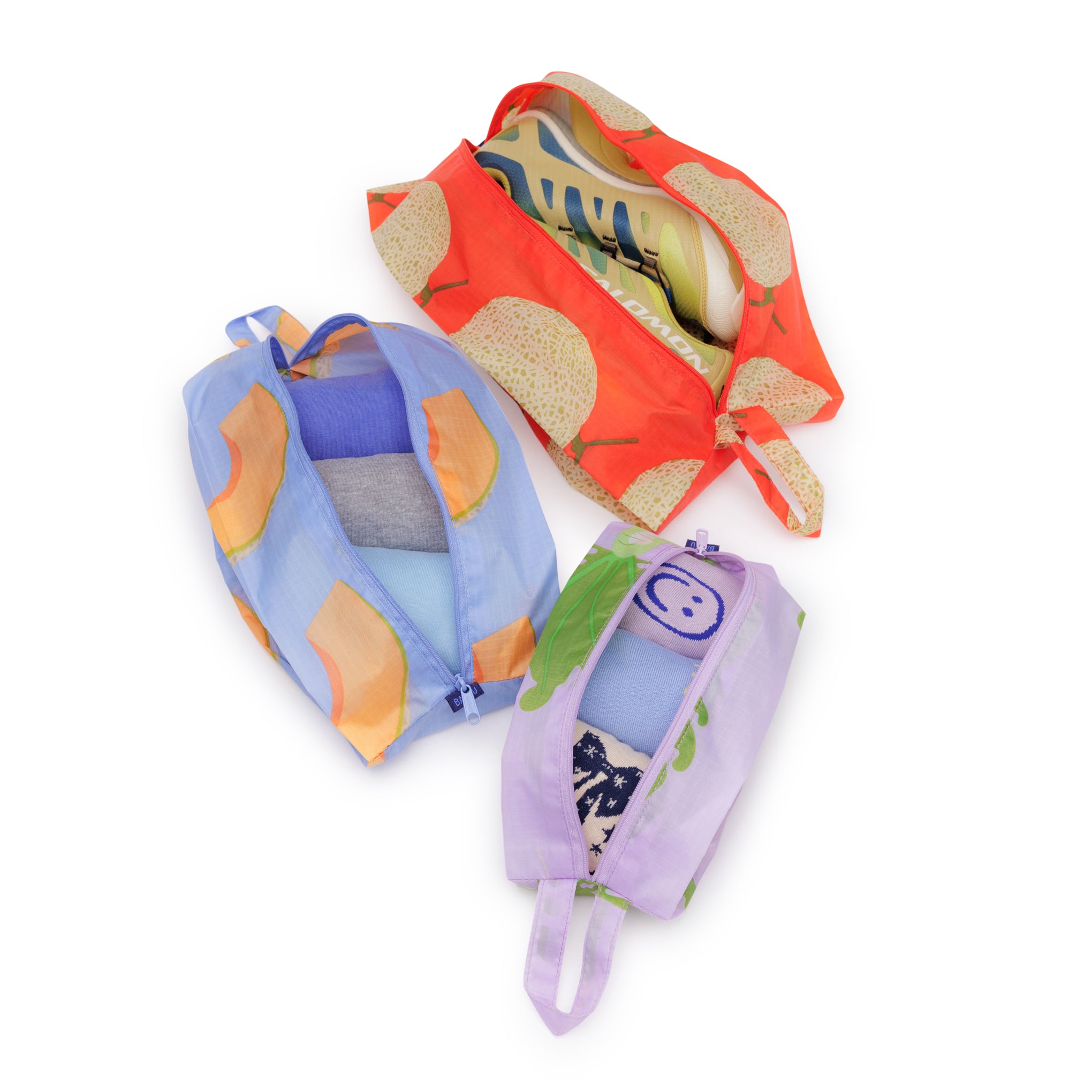 Baggu Recycled Nylon Travel Pouch Set - 3 Sizes