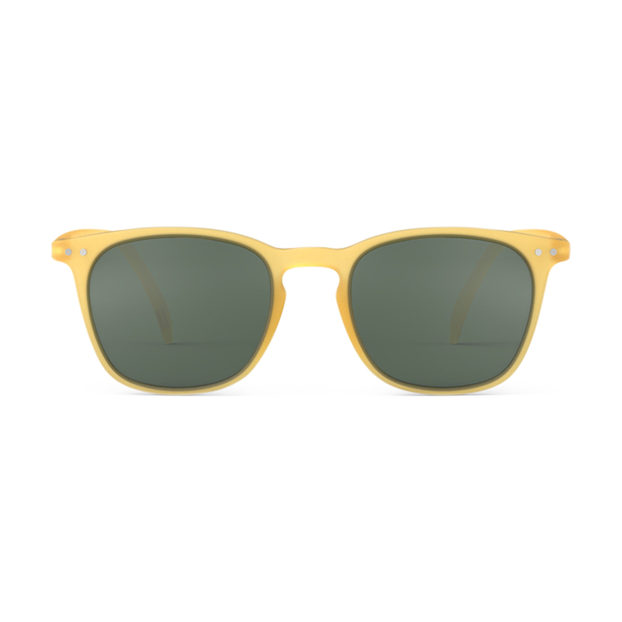 IZIPIZI Trapeze Sunglasses - Yellow Honey Square Frames