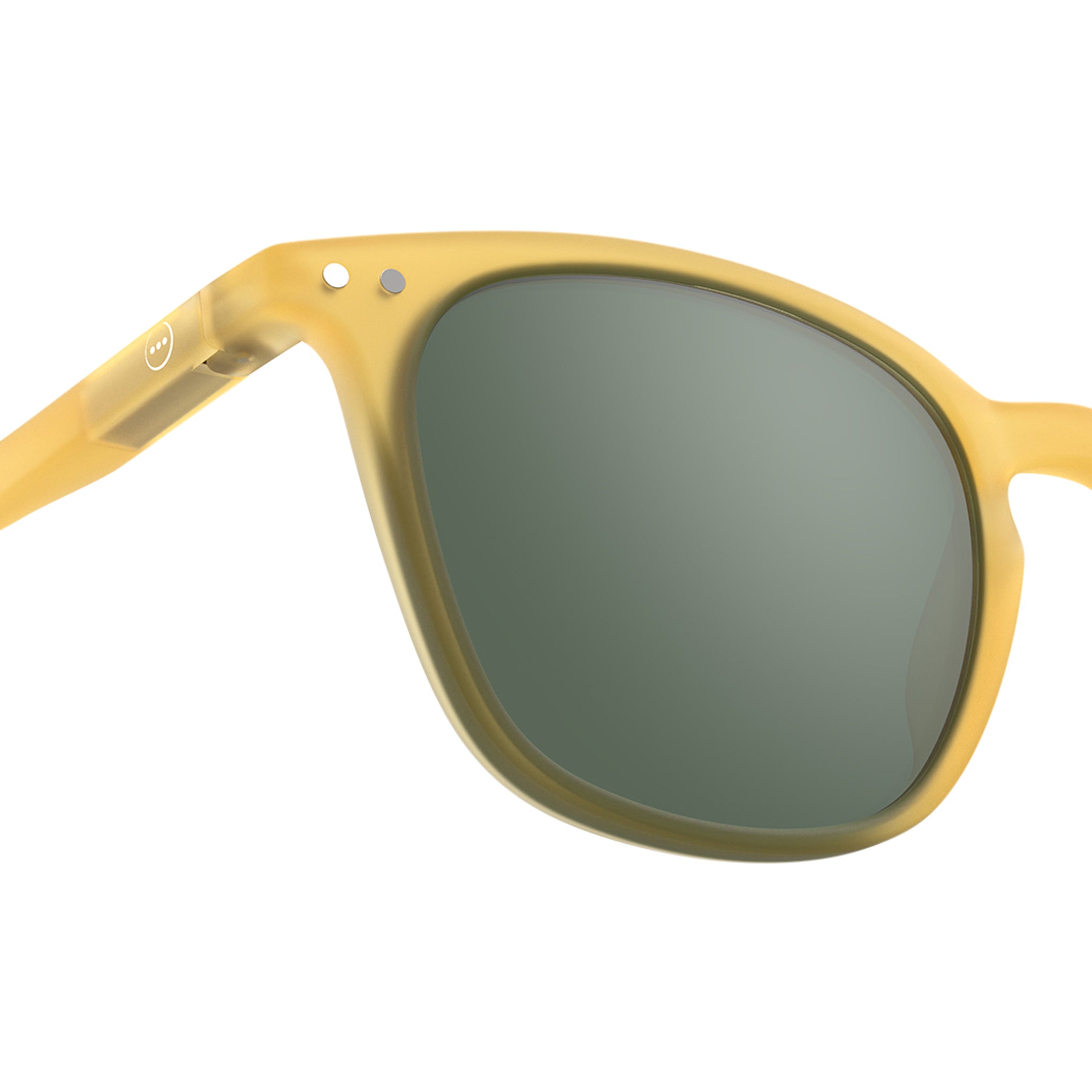 IZIPIZI Trapeze Sunglasses - Yellow Honey Square Frames