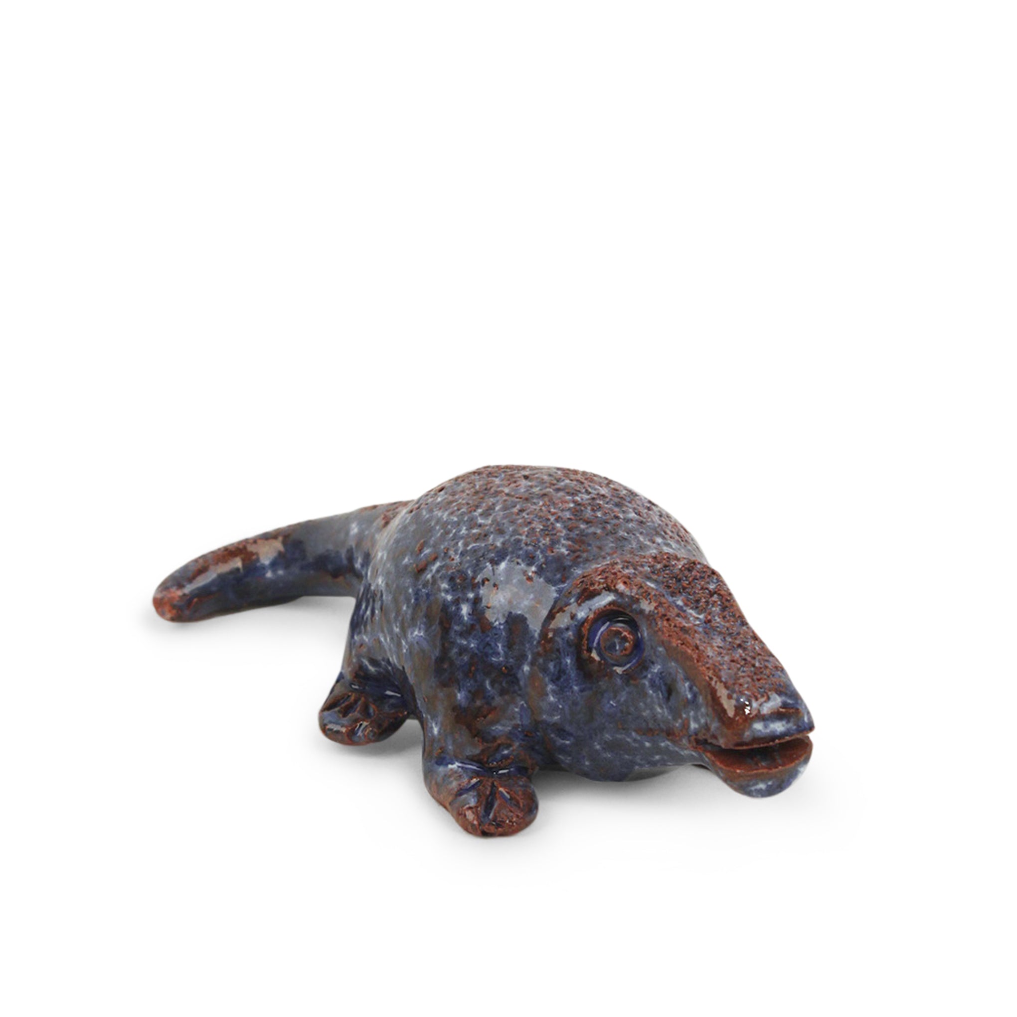 Handcrafted Blue Ceramic Animal Figurine by A Vida Portuguesa