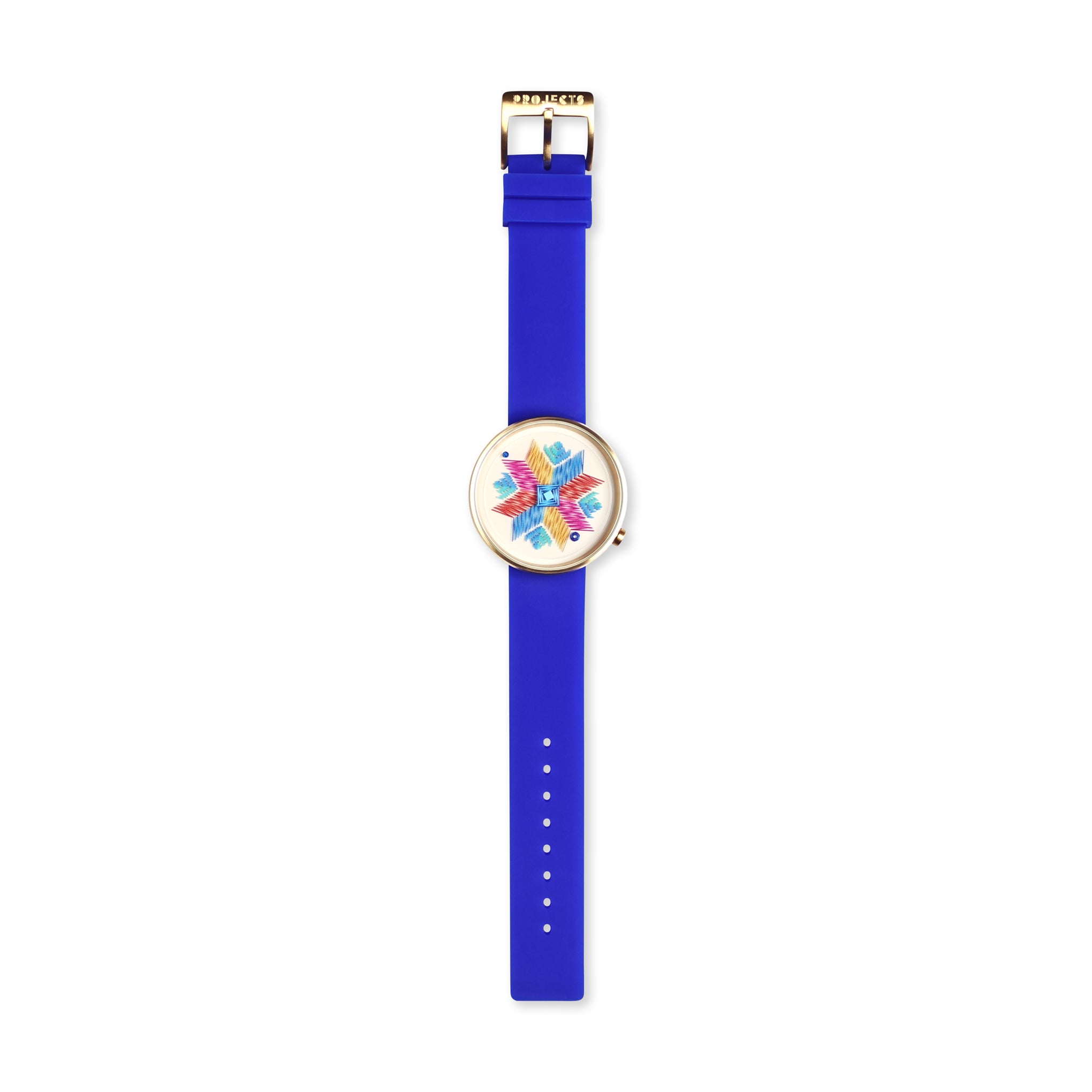 Jag Nagra Phulkari Embroidery Watch – Punjabi Folk Art Design