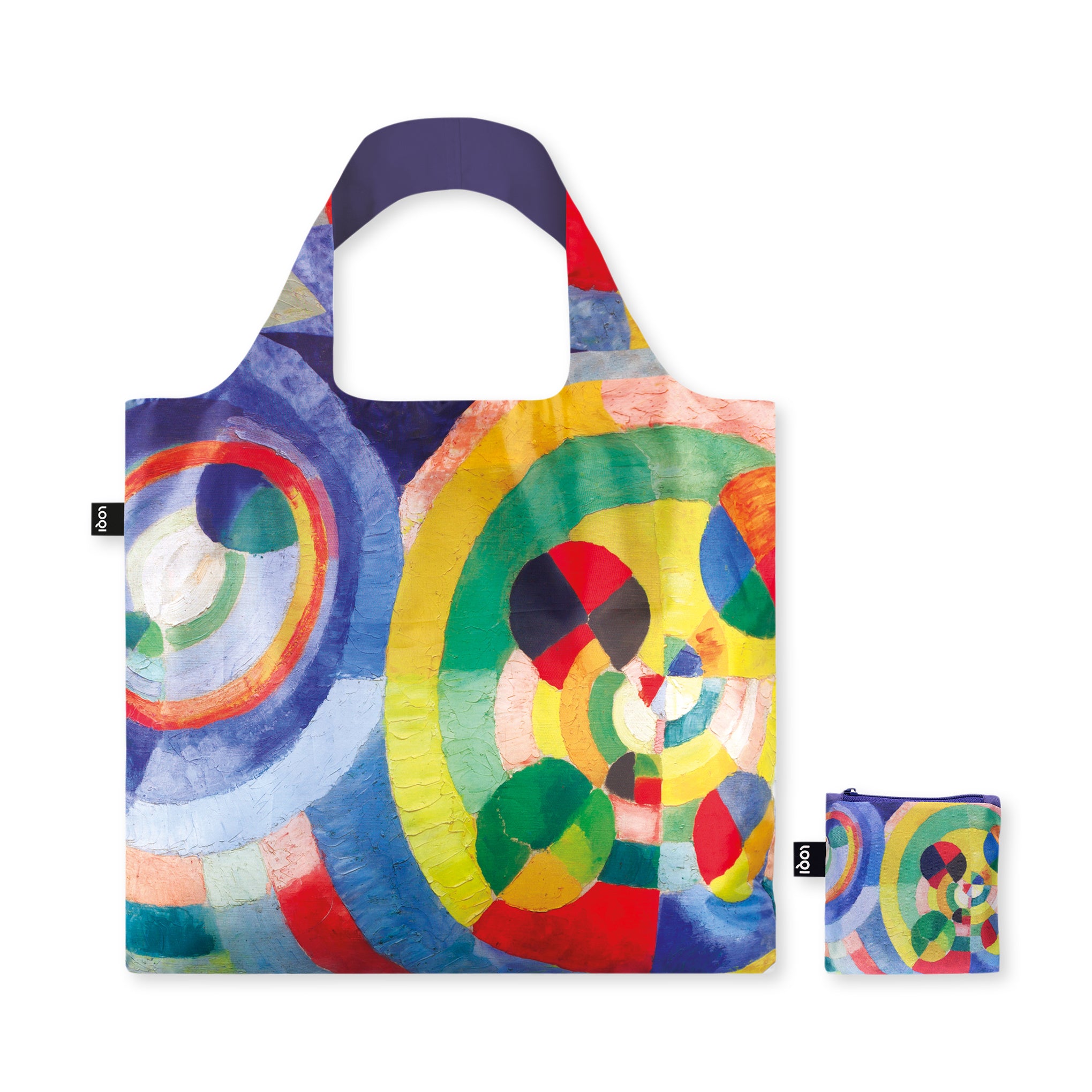 Loqi Recycled Polyester Artist Tote Bag with Robert Delaunay Art
