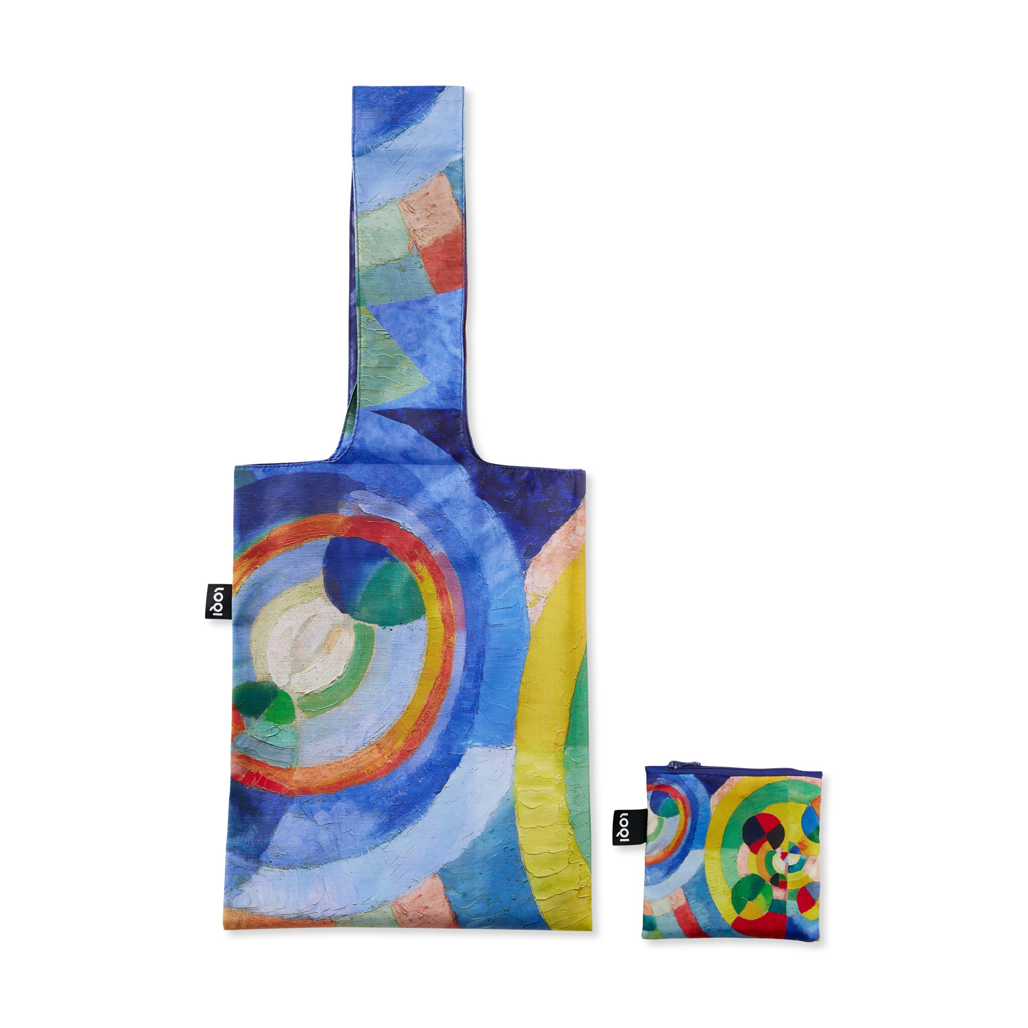 Loqi Recycled Polyester Artist Tote Bag with Robert Delaunay Art
