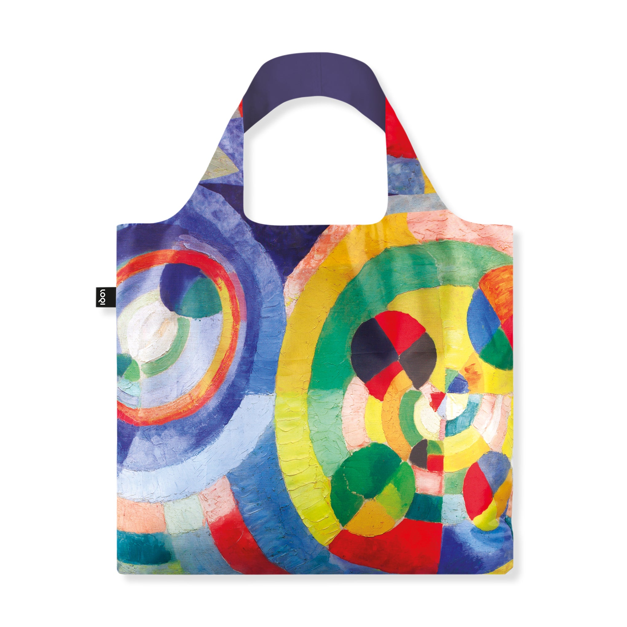 Loqi Recycled Polyester Artist Tote Bag with Robert Delaunay Art