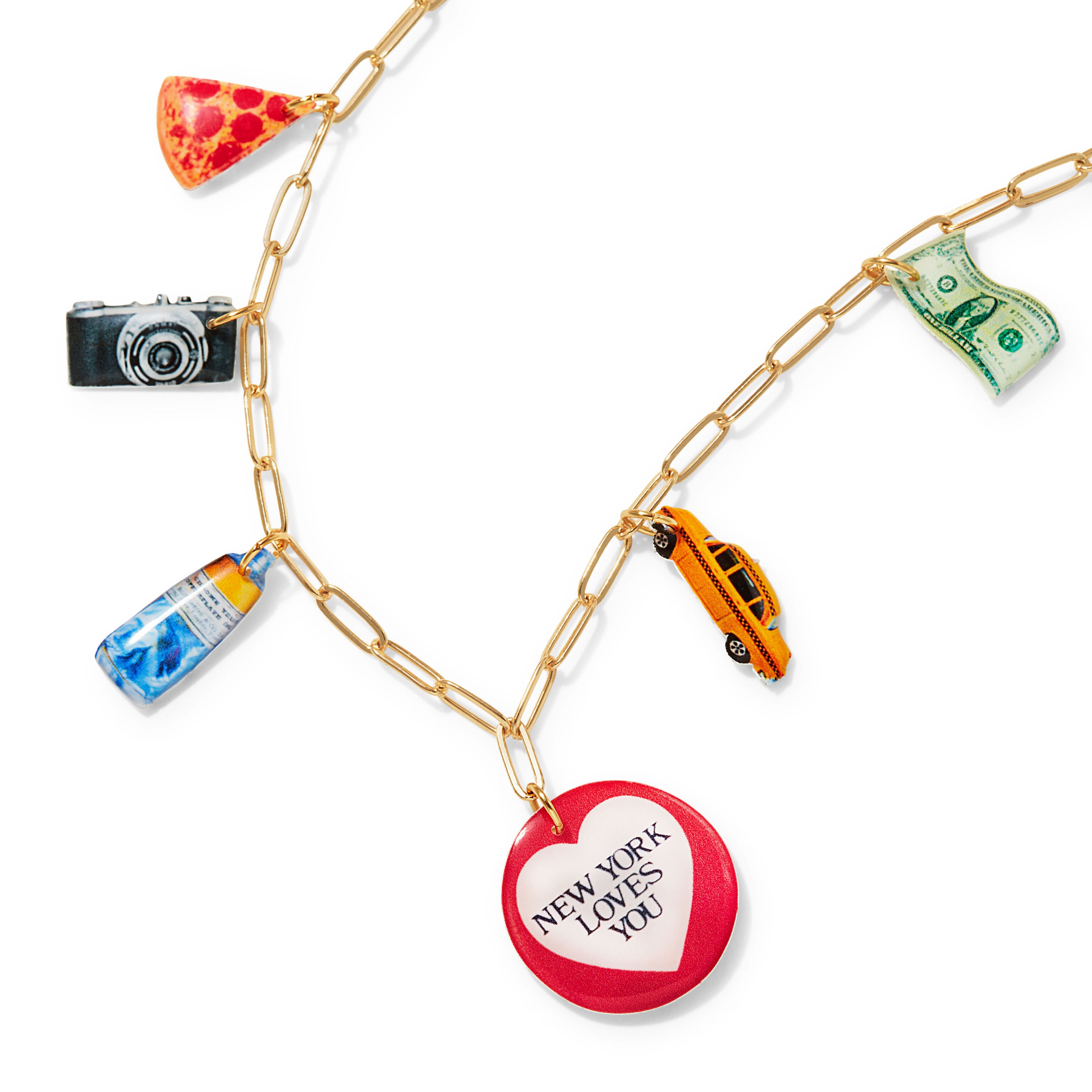 Haricot Vert NYC Charm Necklace – Handcrafted Brooklyn Jewelry
