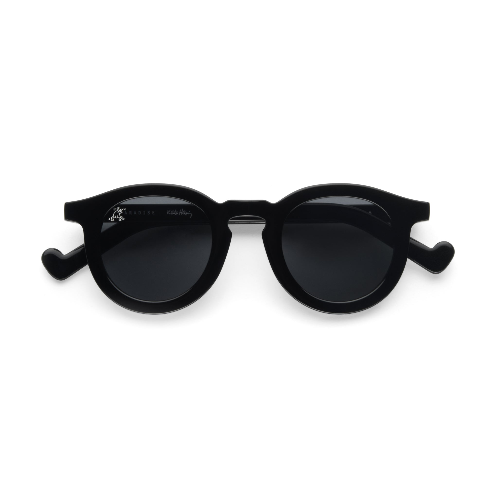Keith Haring Art Sunglasses - Black Eco-Friendly Acetate Frame