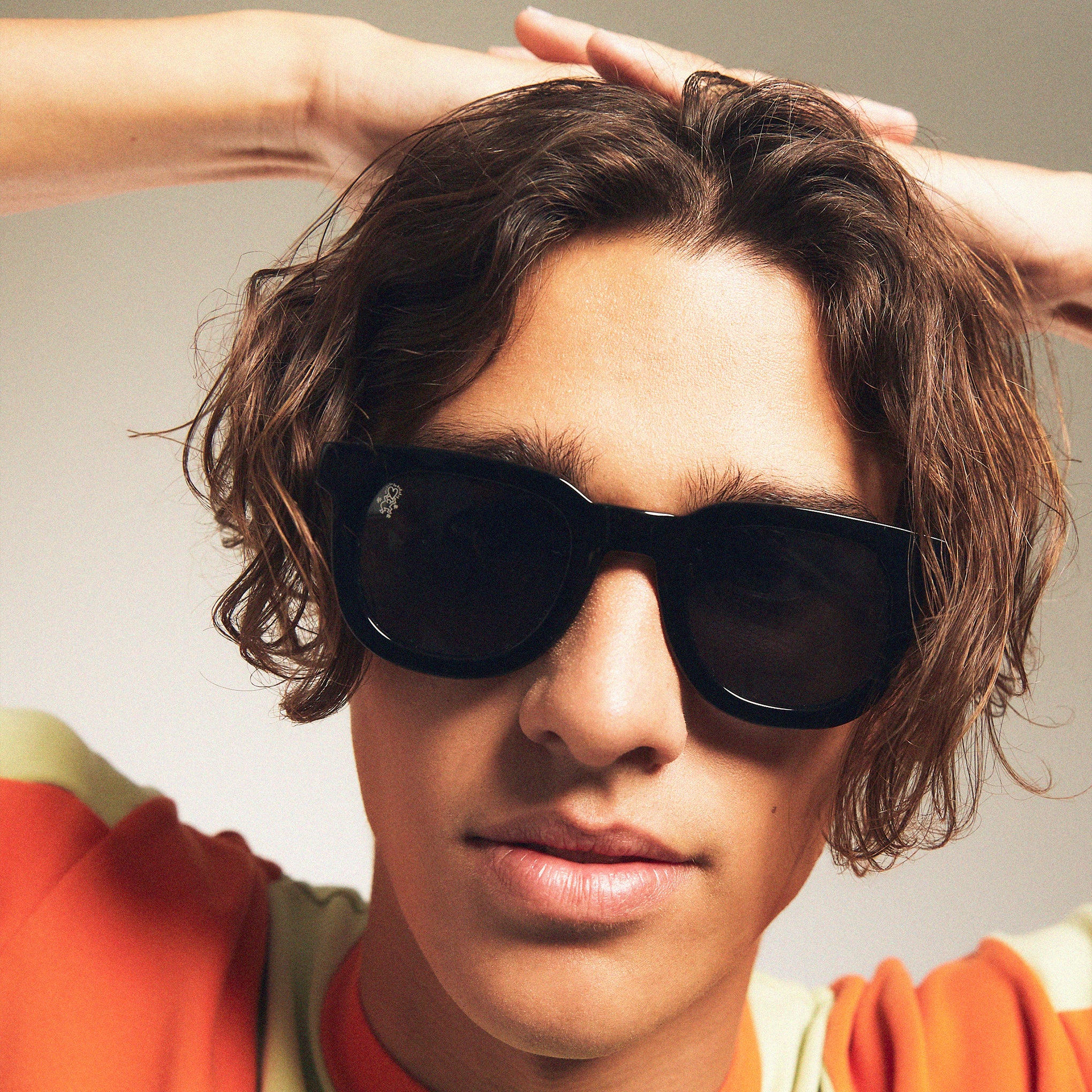 Keith Haring Art Sunglasses - Black Eco-Friendly Acetate Frame
