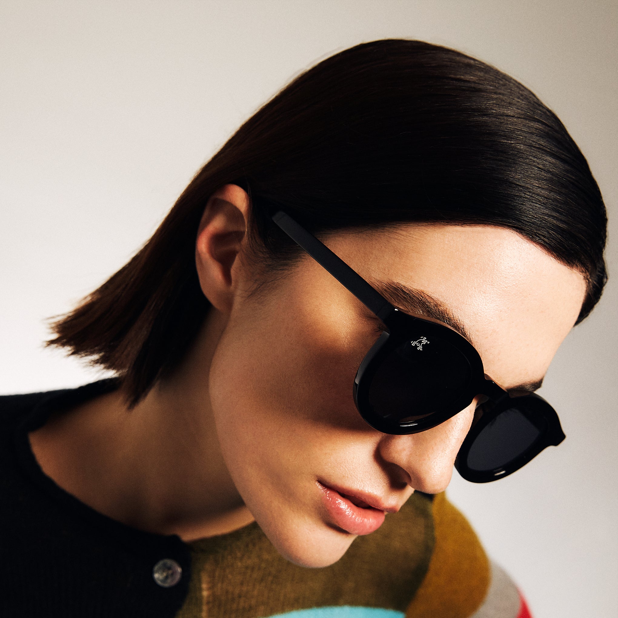 Keith Haring Art Sunglasses - Black Eco-Friendly Acetate Frame