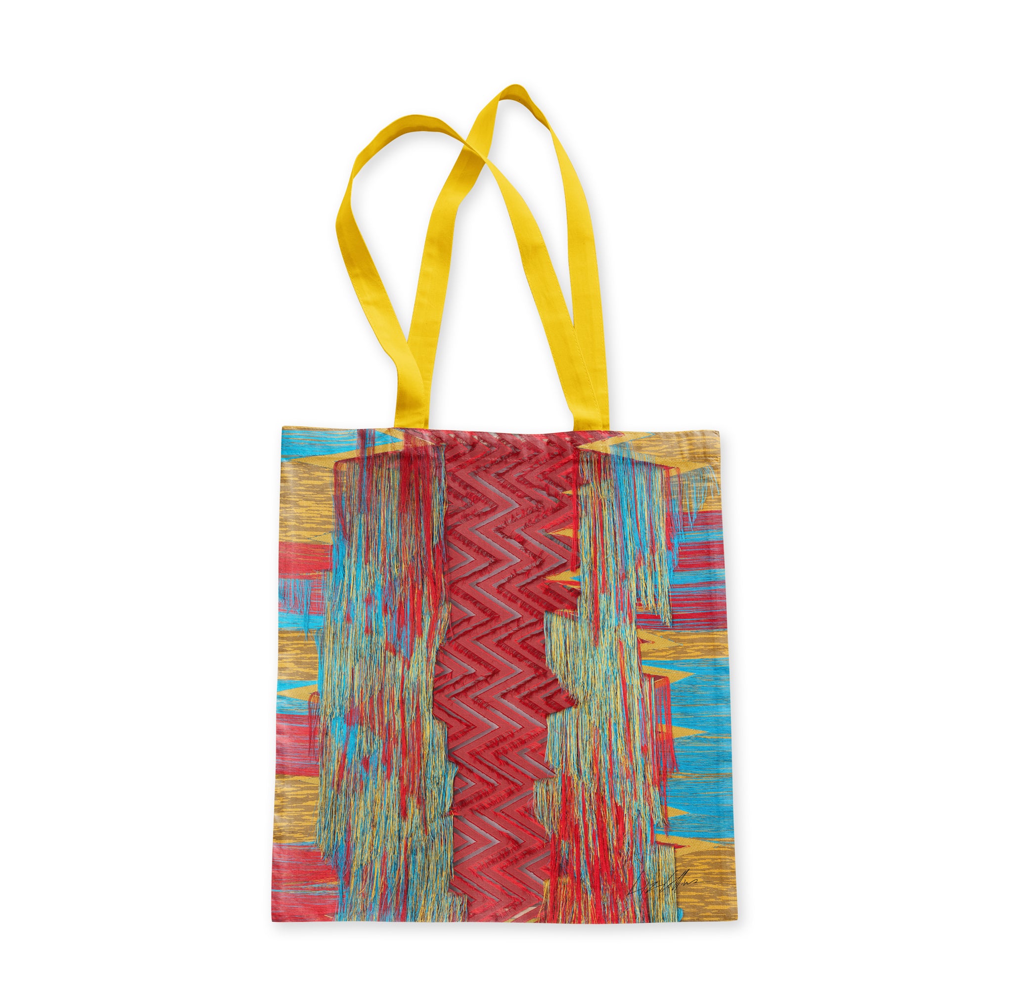 Liz Collins Heartbeat Cotton Tote Bag - Artist Design