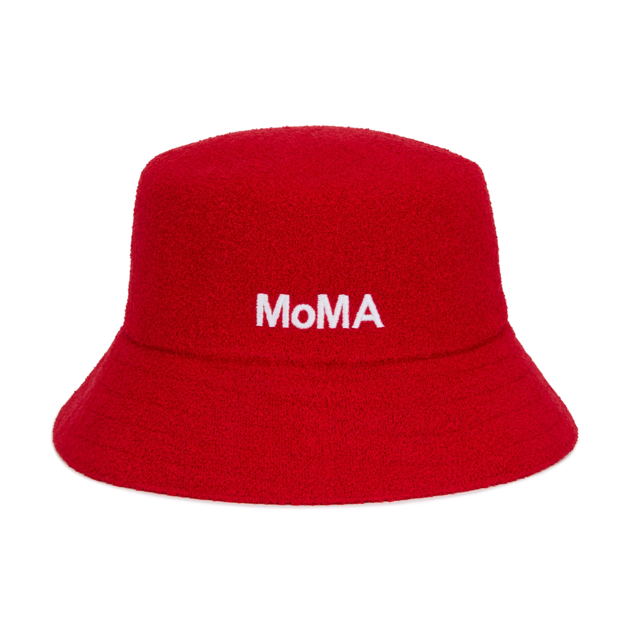 Kangol MoMA Logo Bucket Hat - Red Casual Style