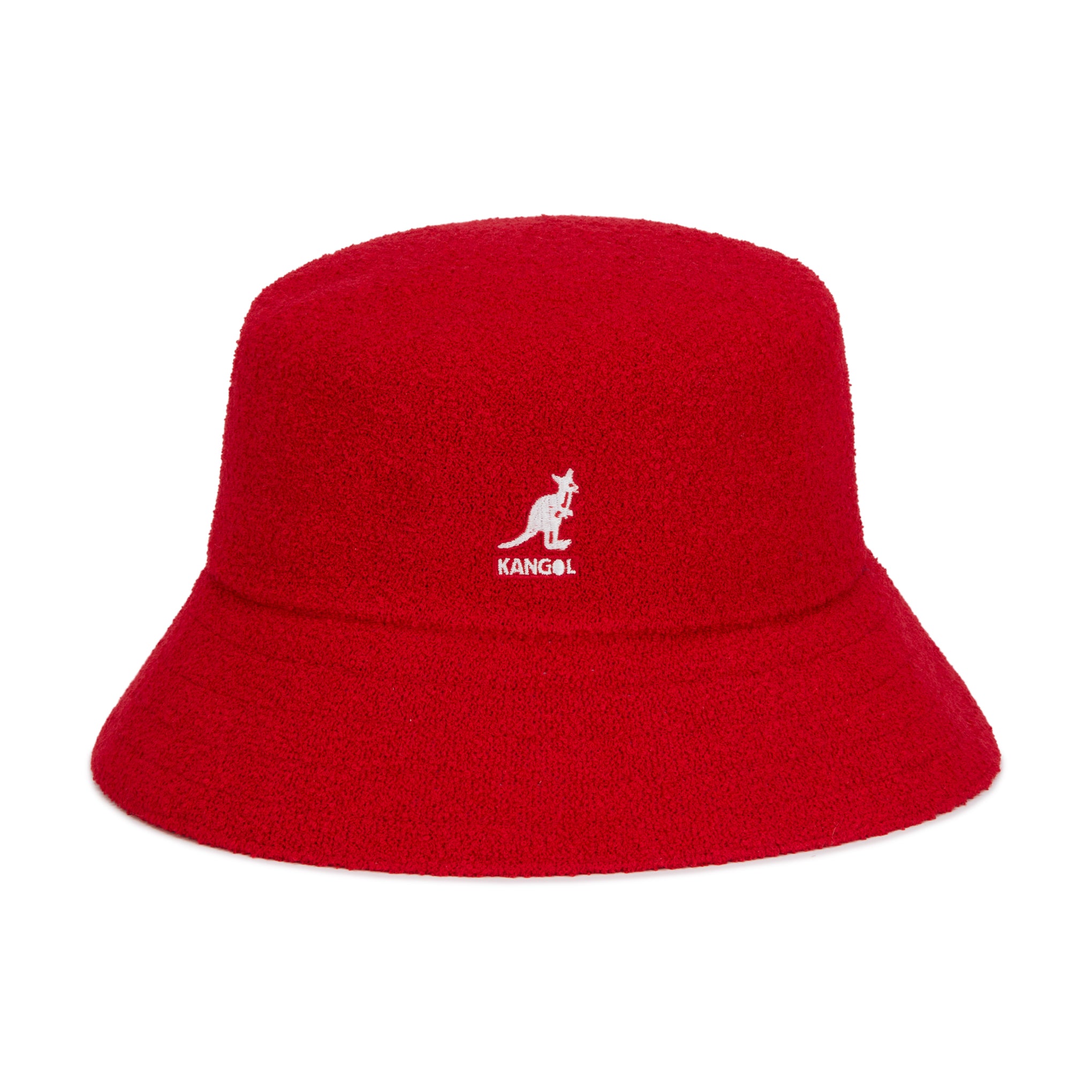 Kangol MoMA Logo Bucket Hat - Red Casual Style