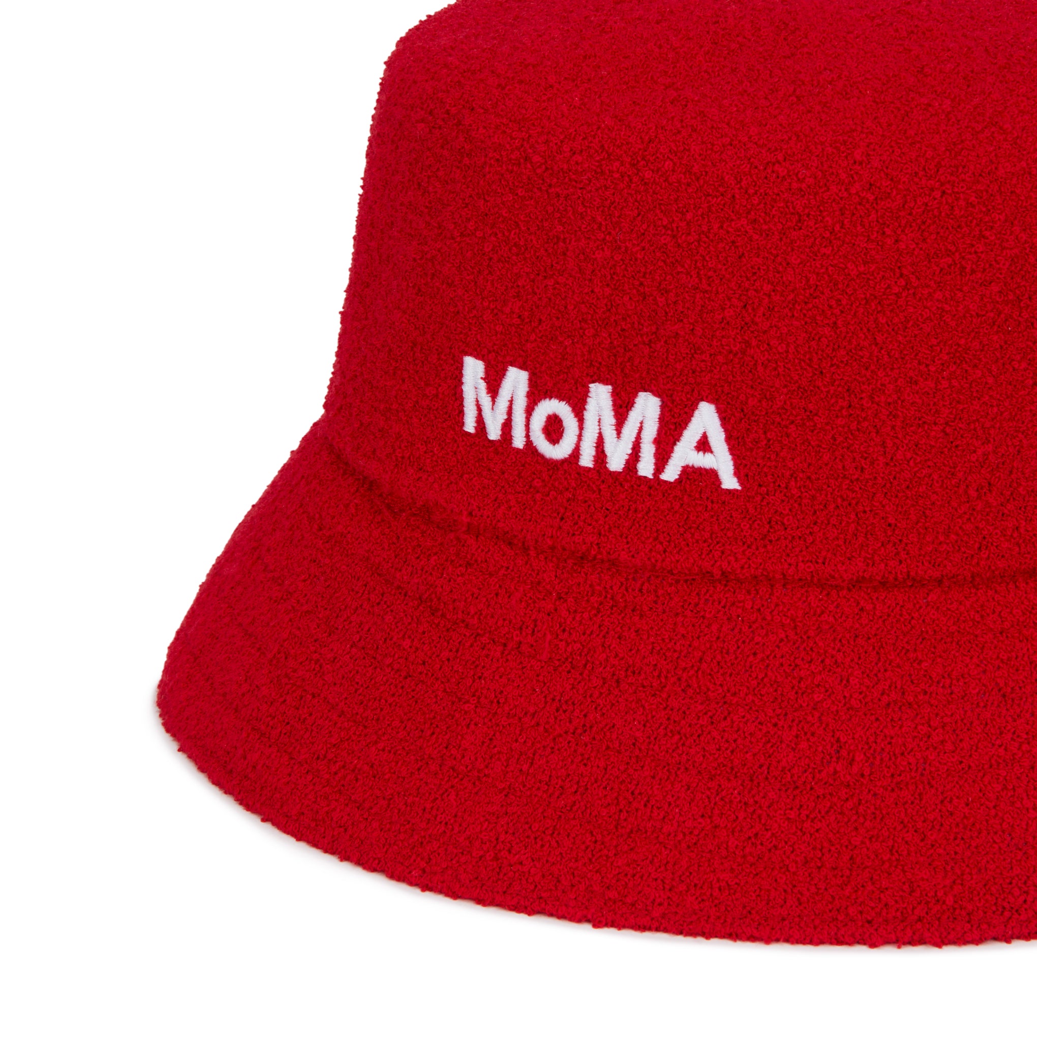 Kangol MoMA Logo Bucket Hat - Red Casual Style