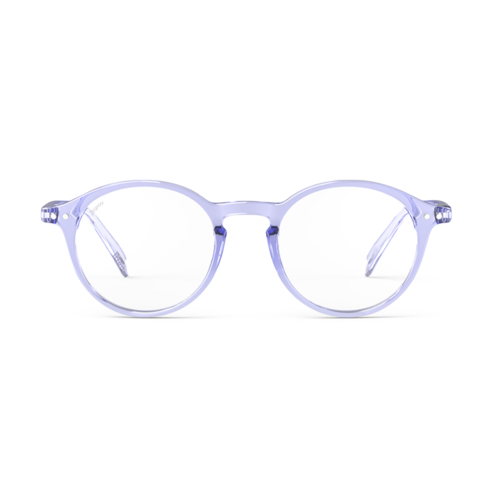 IZIPIZI Athletic Purple Round Reading Glasses #D - Eco-Friendly Frames