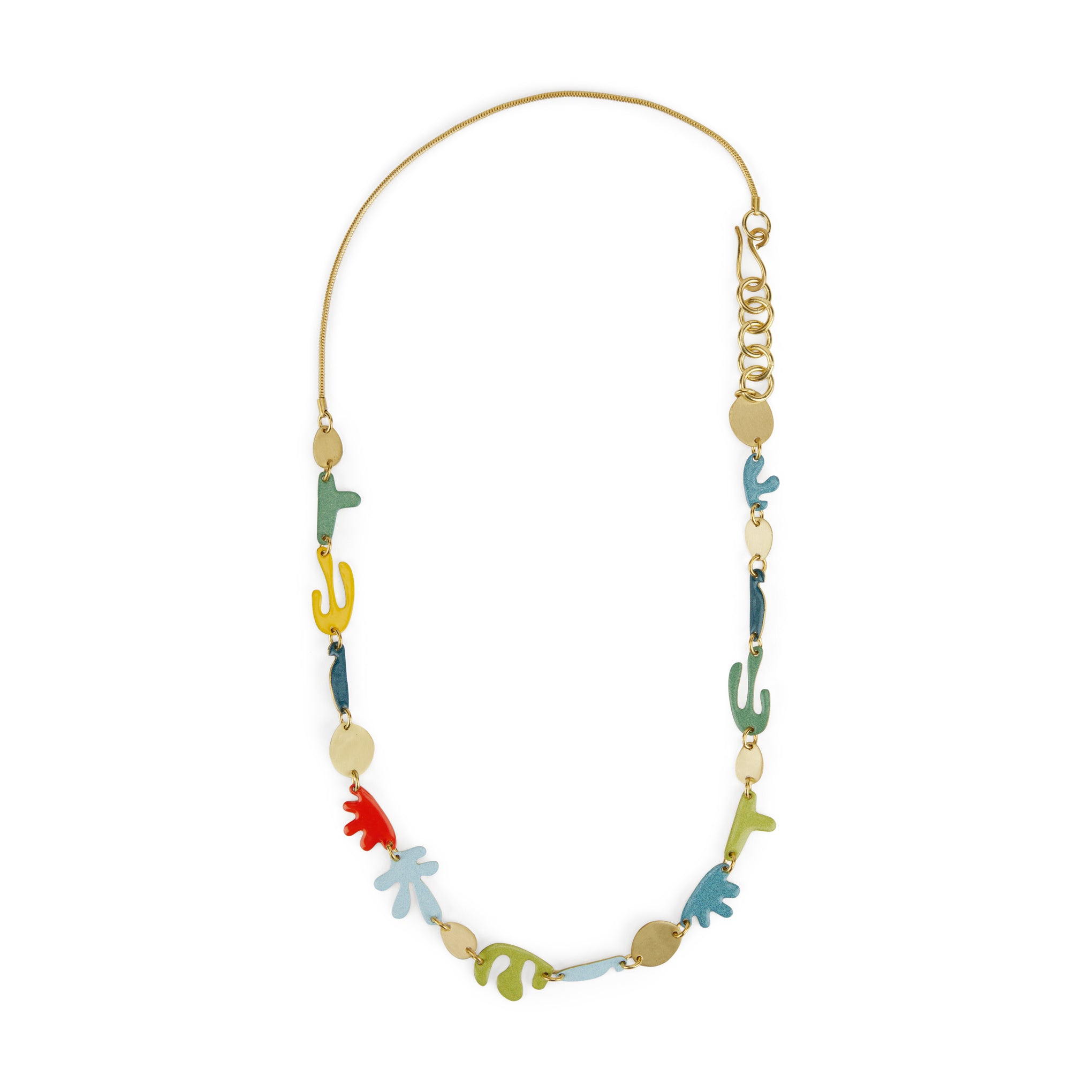 Sibilia Handmade Coral Reef Necklace – Sustainable Brass Jewelry