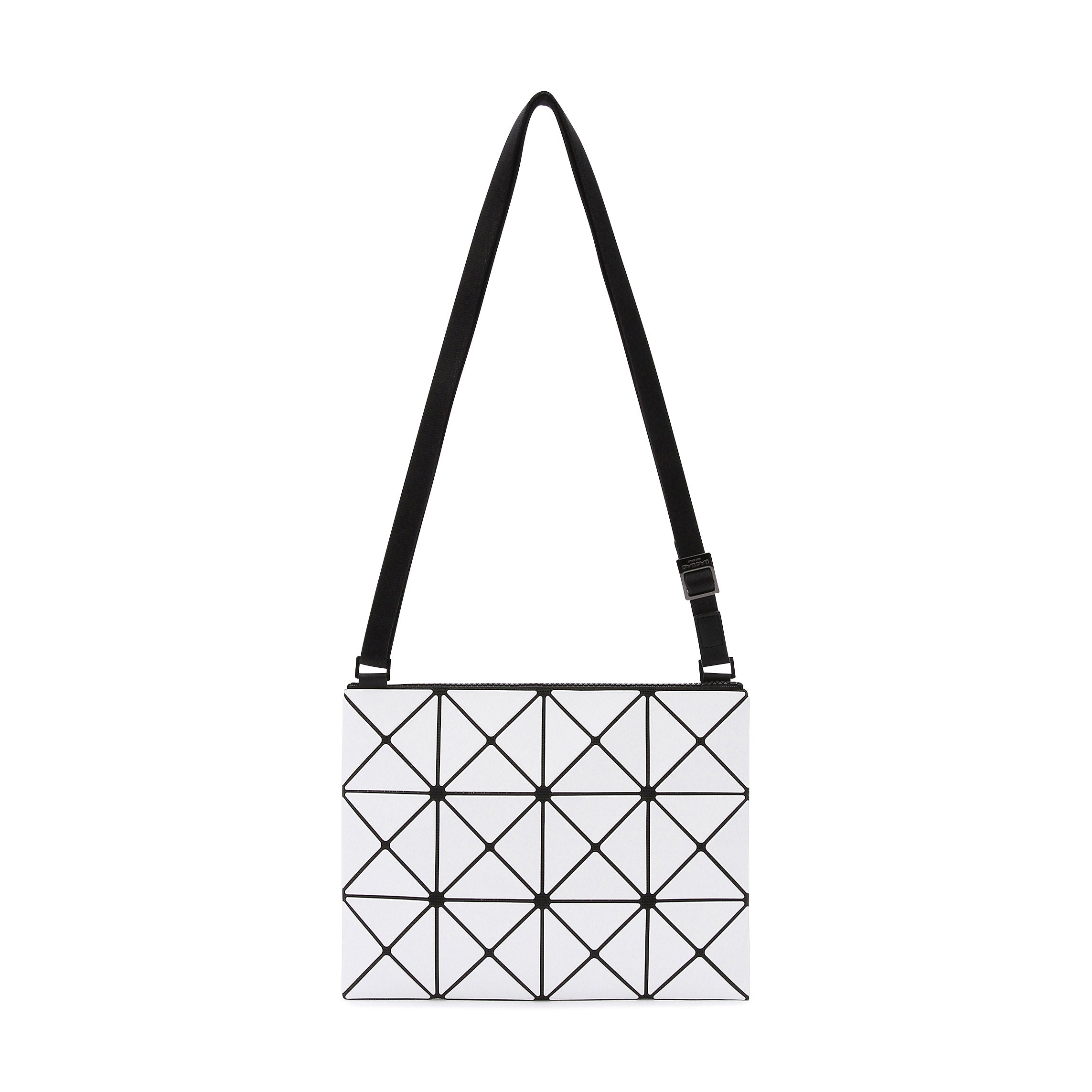 Issey Miyake BAO BAO Lucent Crossbody Bag - White PVC Geometric Design