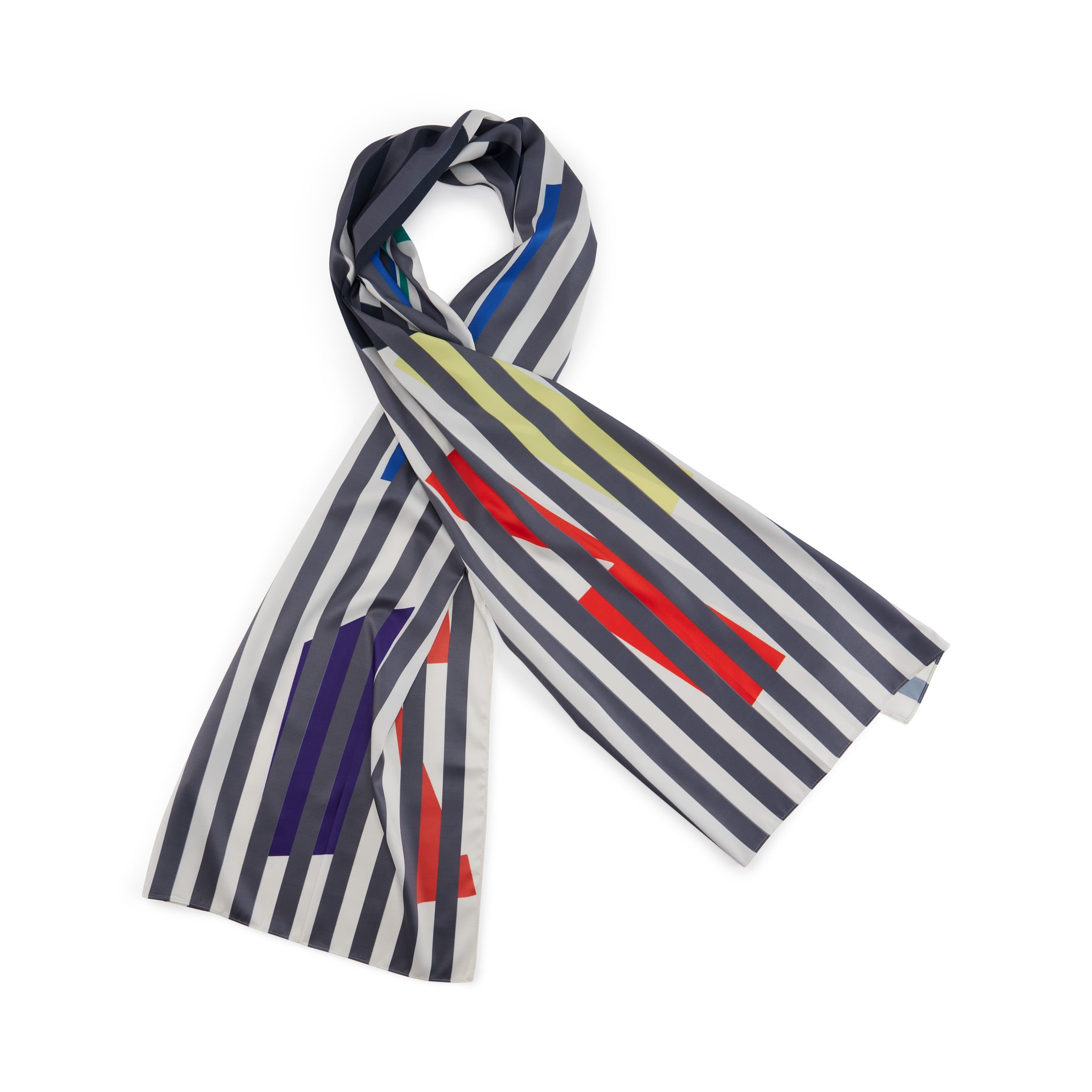Alejandro Otero Colorhythm Scarf - Recycled Polyester Art Scarf