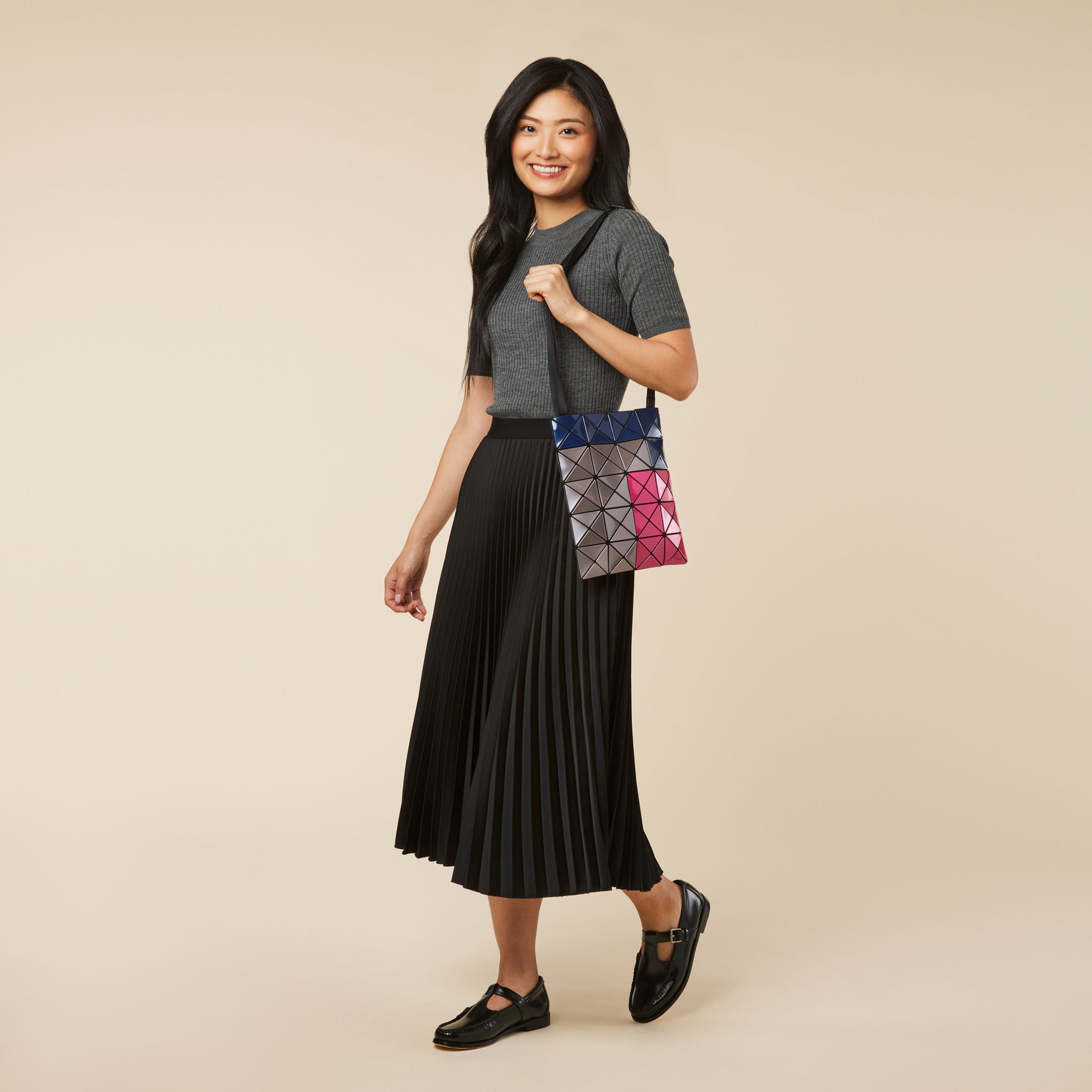 BAO BAO ISSEY MIYAKE Tres Pochette Geometric Shoulder Bag