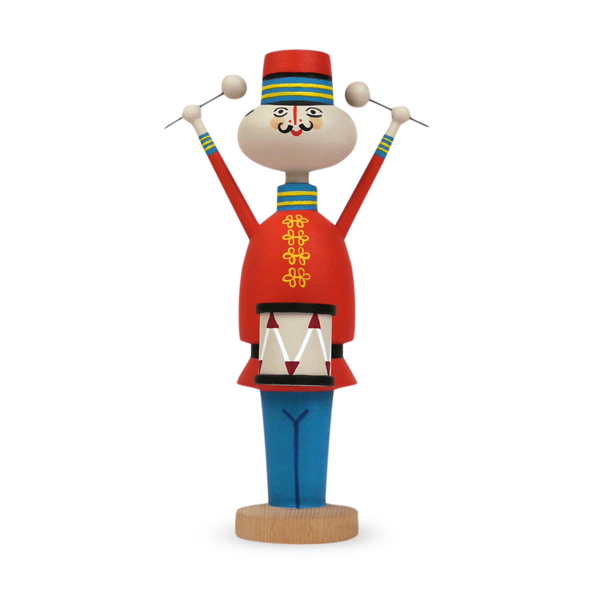 TOM Wooden Folk Art Figure - Hand-Painted Portuguese Souvenir