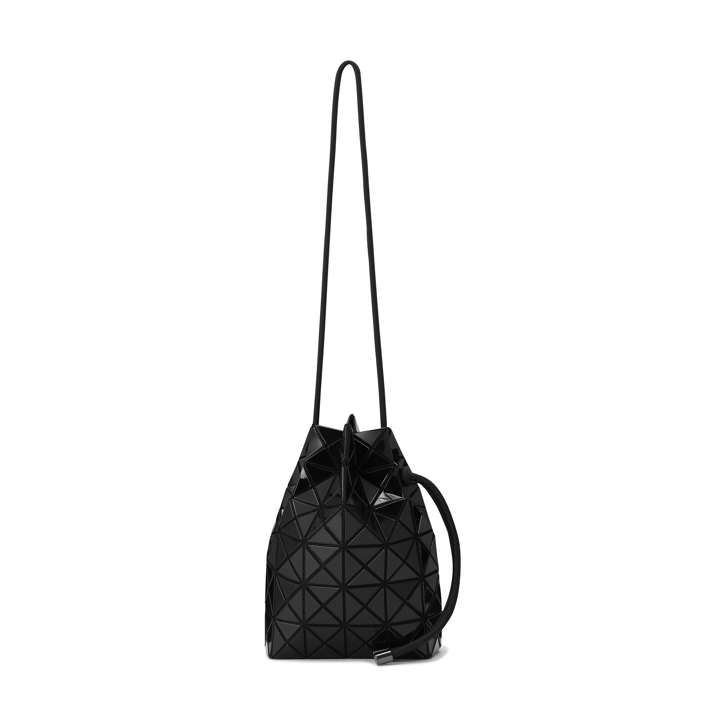 BAO BAO ISSEY MIYAKE Wring Crossbody Bag - Black PVC Shoulder Bag