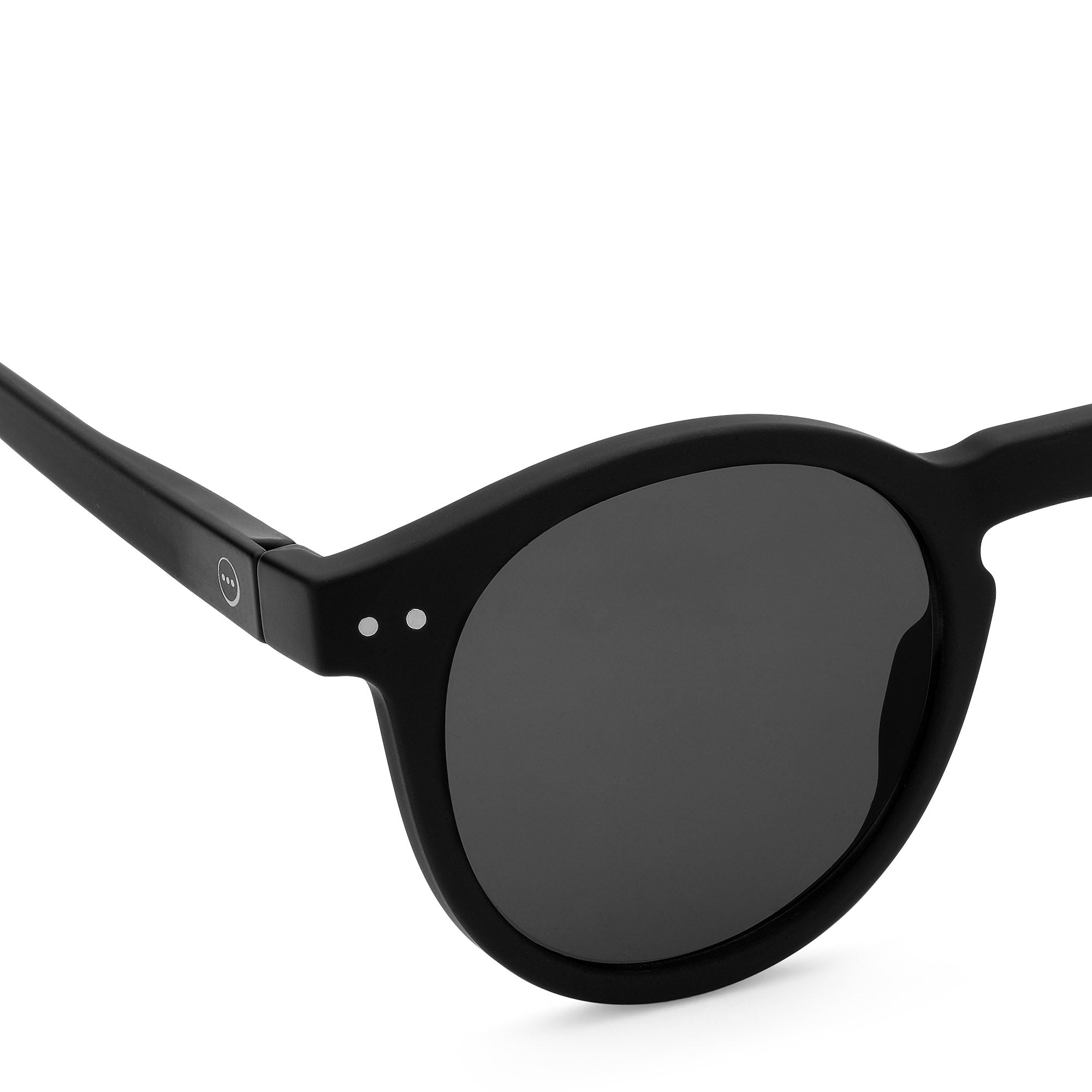 IZIPIZI Eco-Friendly Round Sunglasses - Black Oversized Style