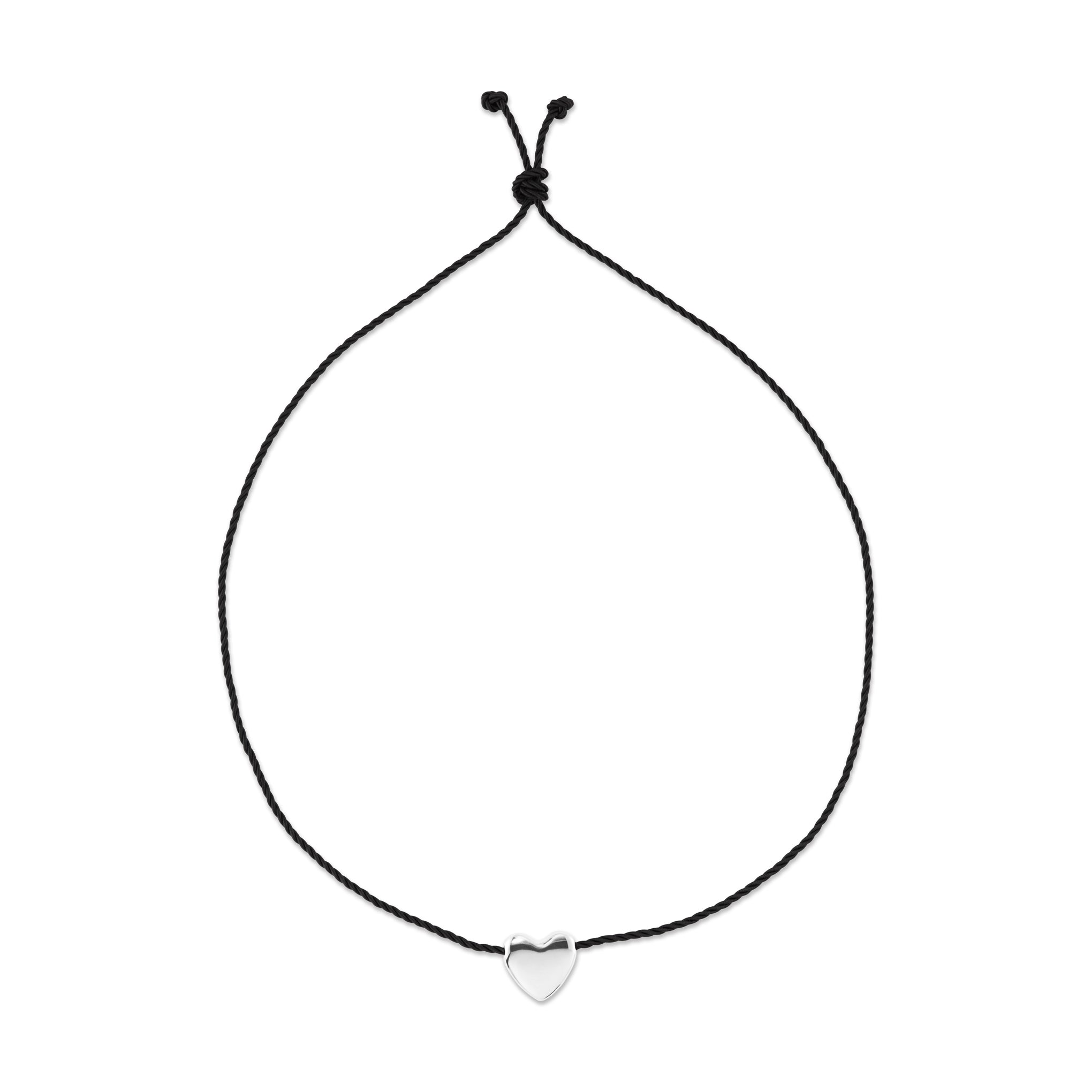 Annika Inez Sterling Silver Heart Pendant Necklace