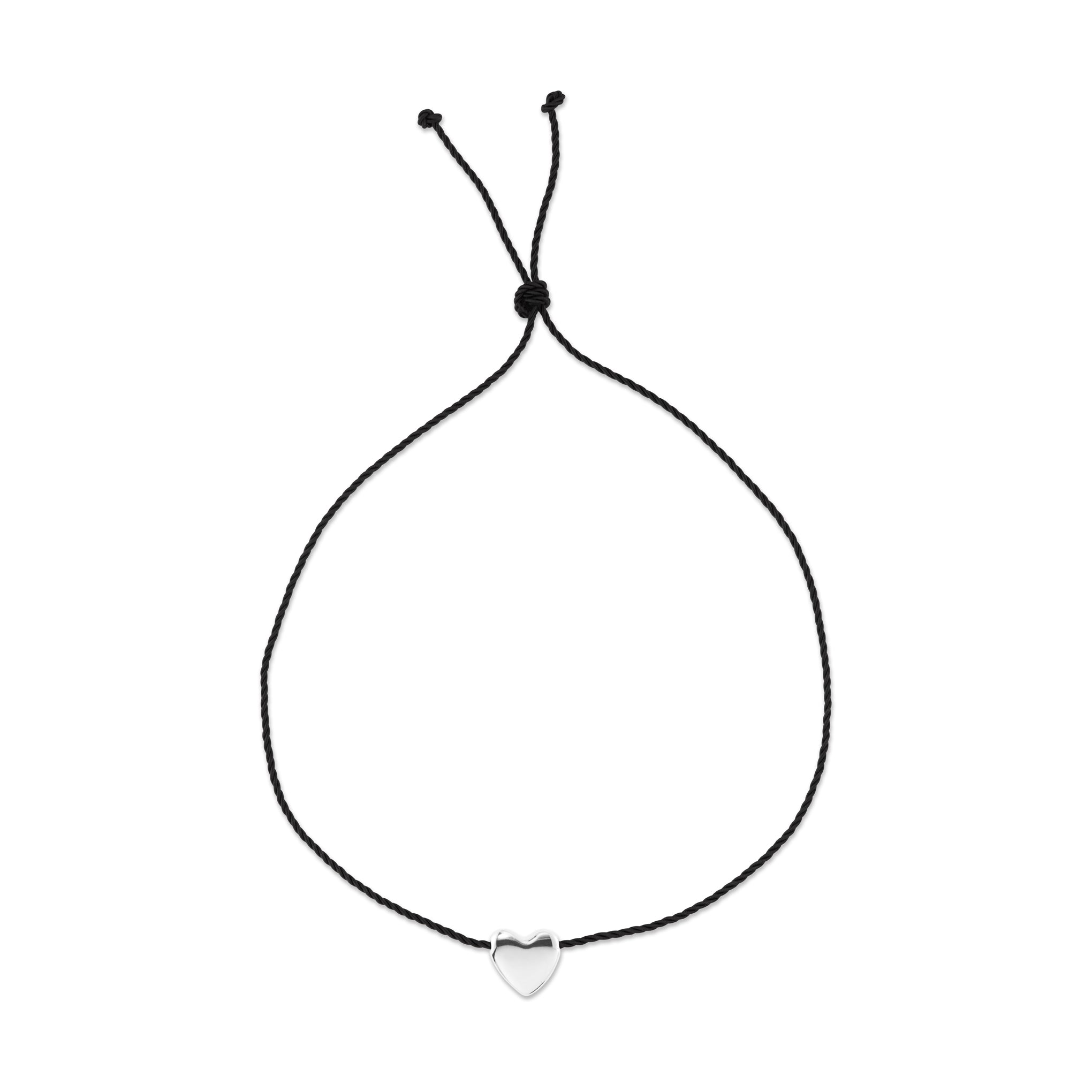 Annika Inez Sterling Silver Heart Pendant Necklace