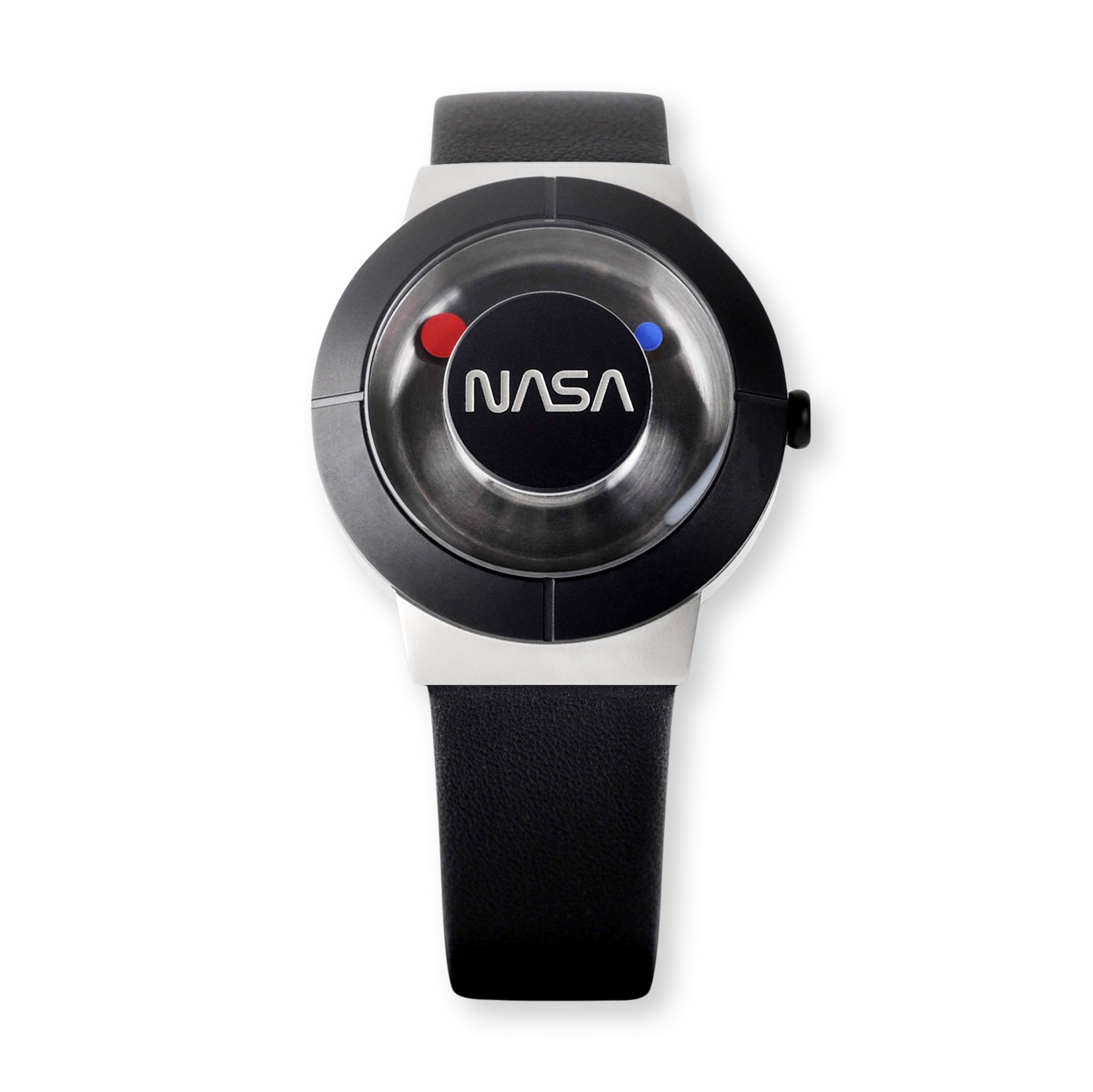NASA The Worm Logo Automatic Watch - Limited Edition Silver Space Watch