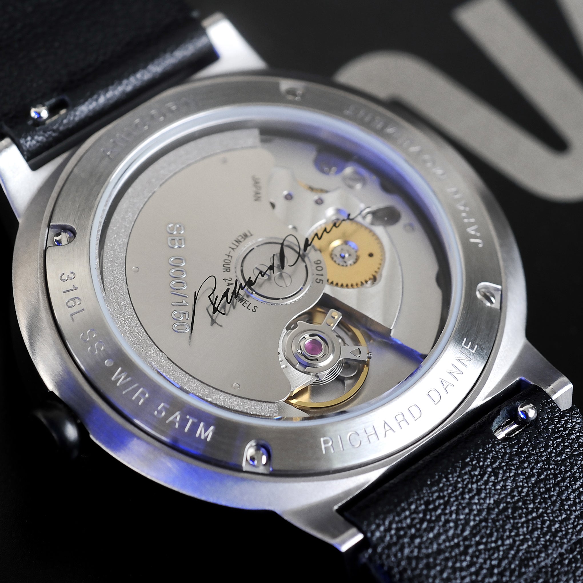 NASA The Worm Logo Automatic Watch - Limited Edition Silver Space Watch