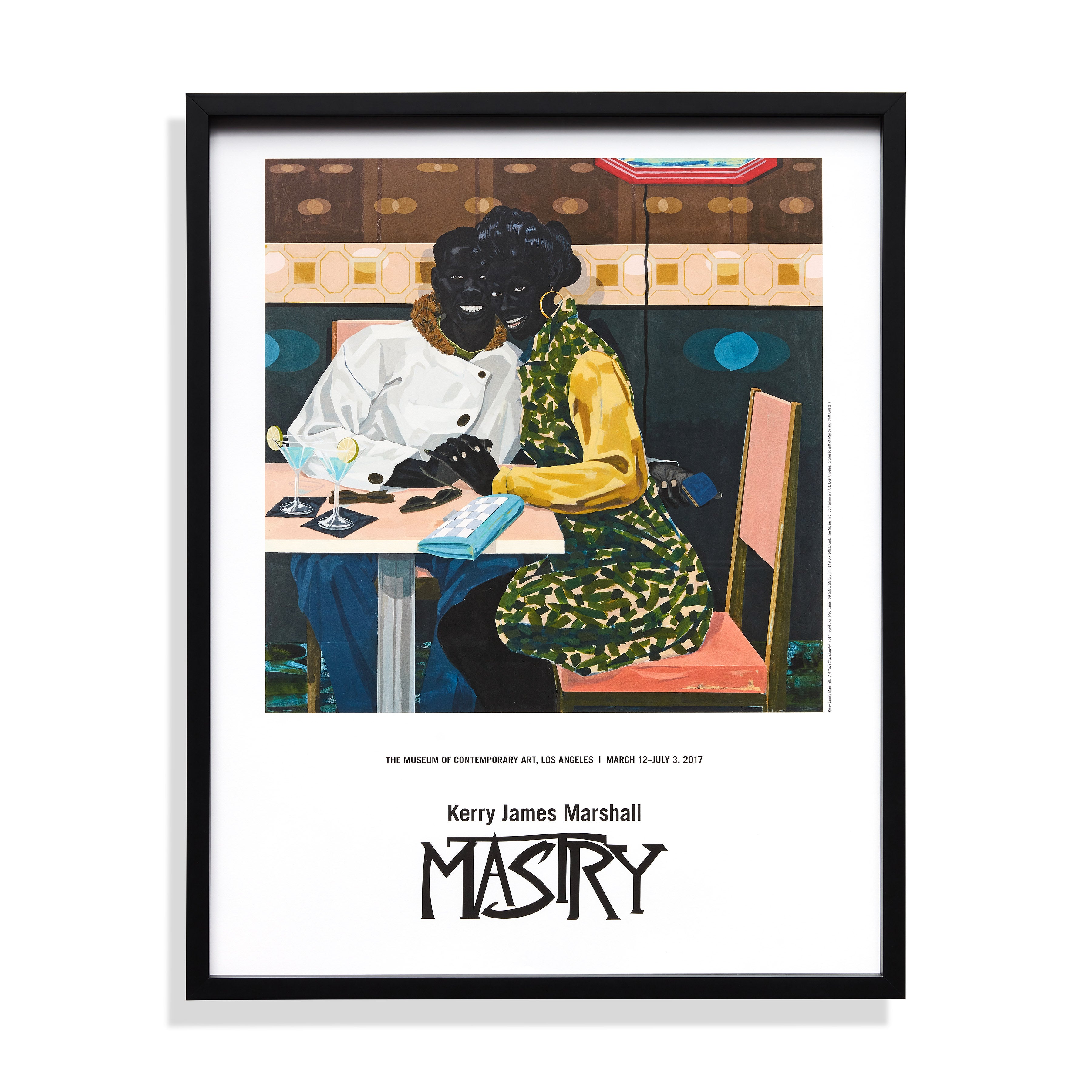 Kerry James Marshall Club Couple 2014 Framed Art Poster