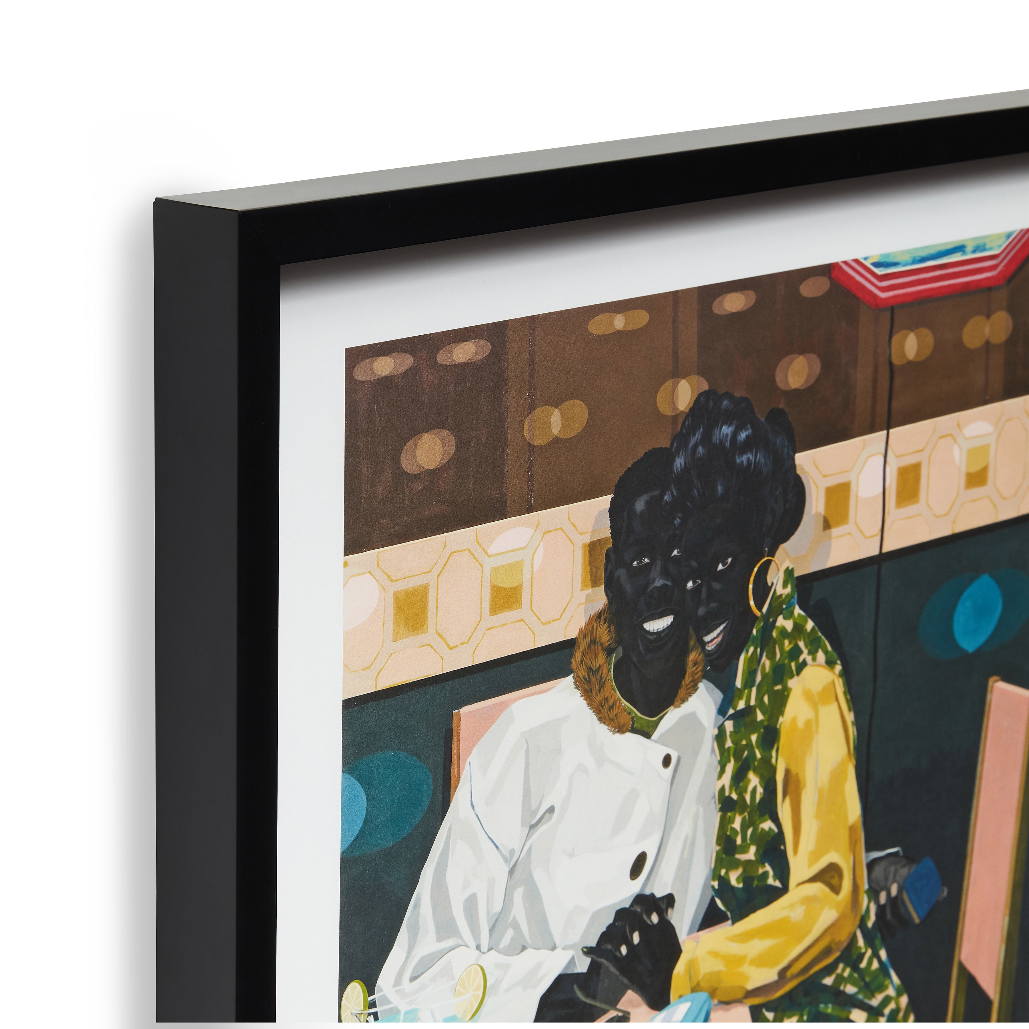 Kerry James Marshall Club Couple 2014 Framed Art Poster