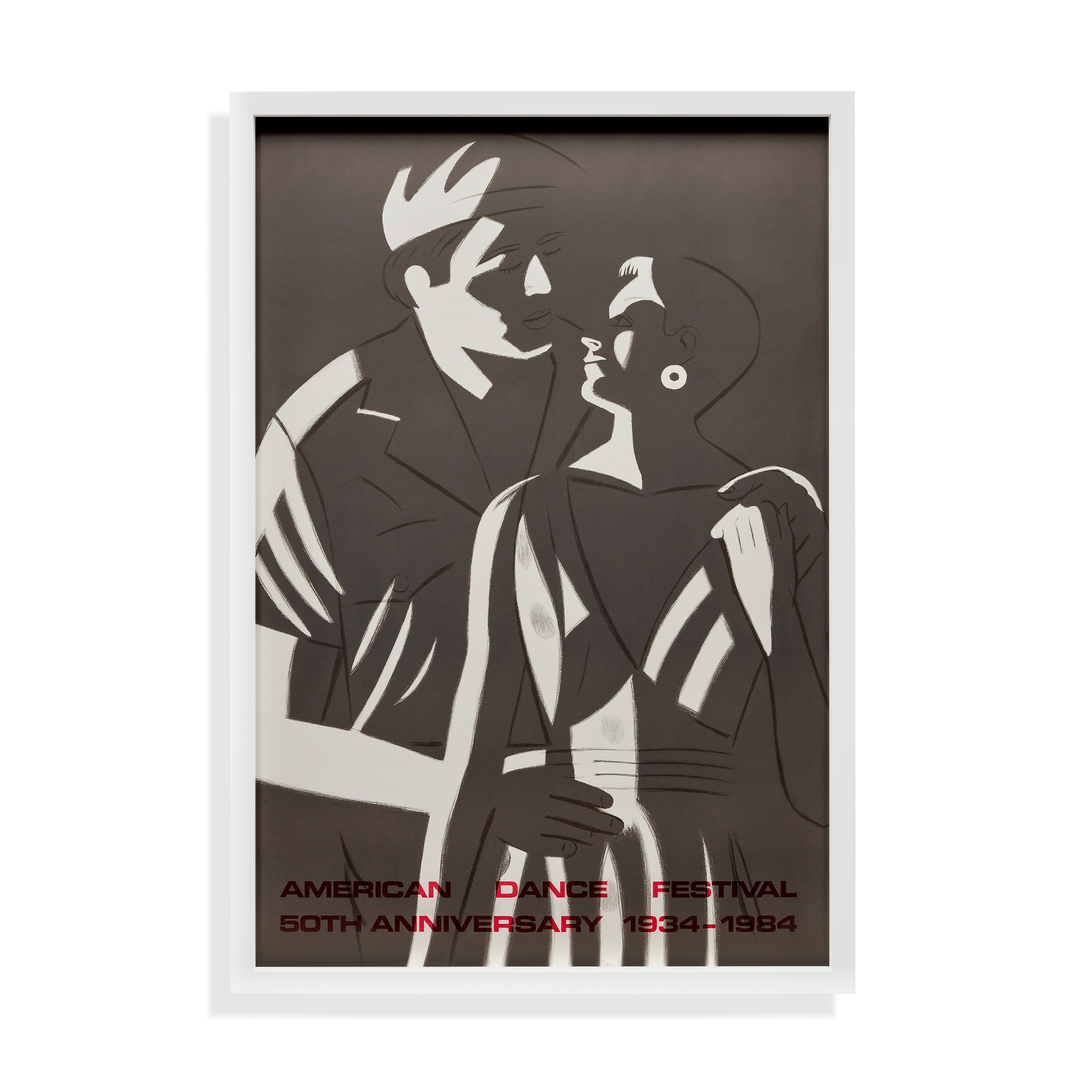 Alex Katz Vintage Framed Poster - American Dance Festival 1984