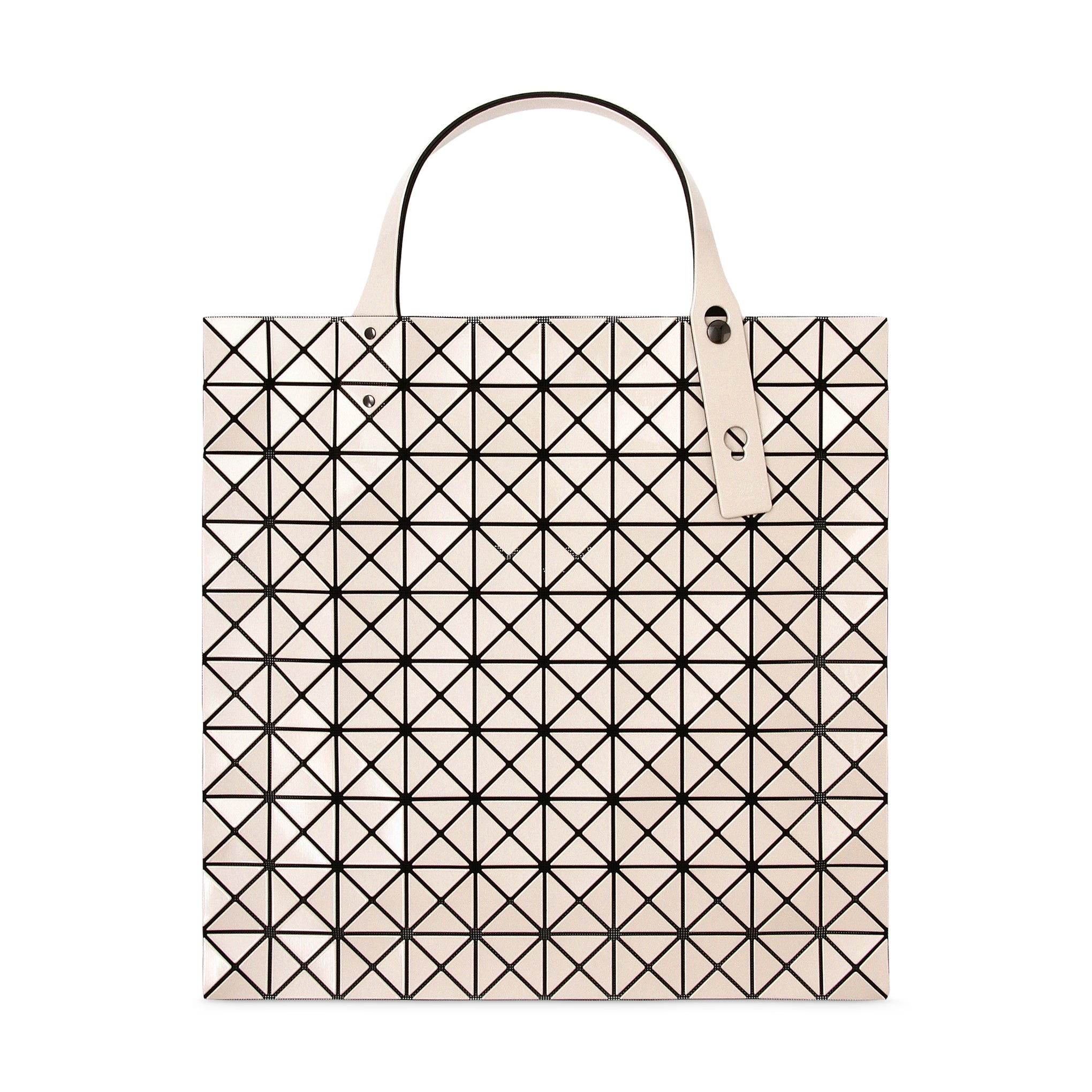 Issey Miyake Bao Bao Prism Tote Bag - White Iridescent Mesh