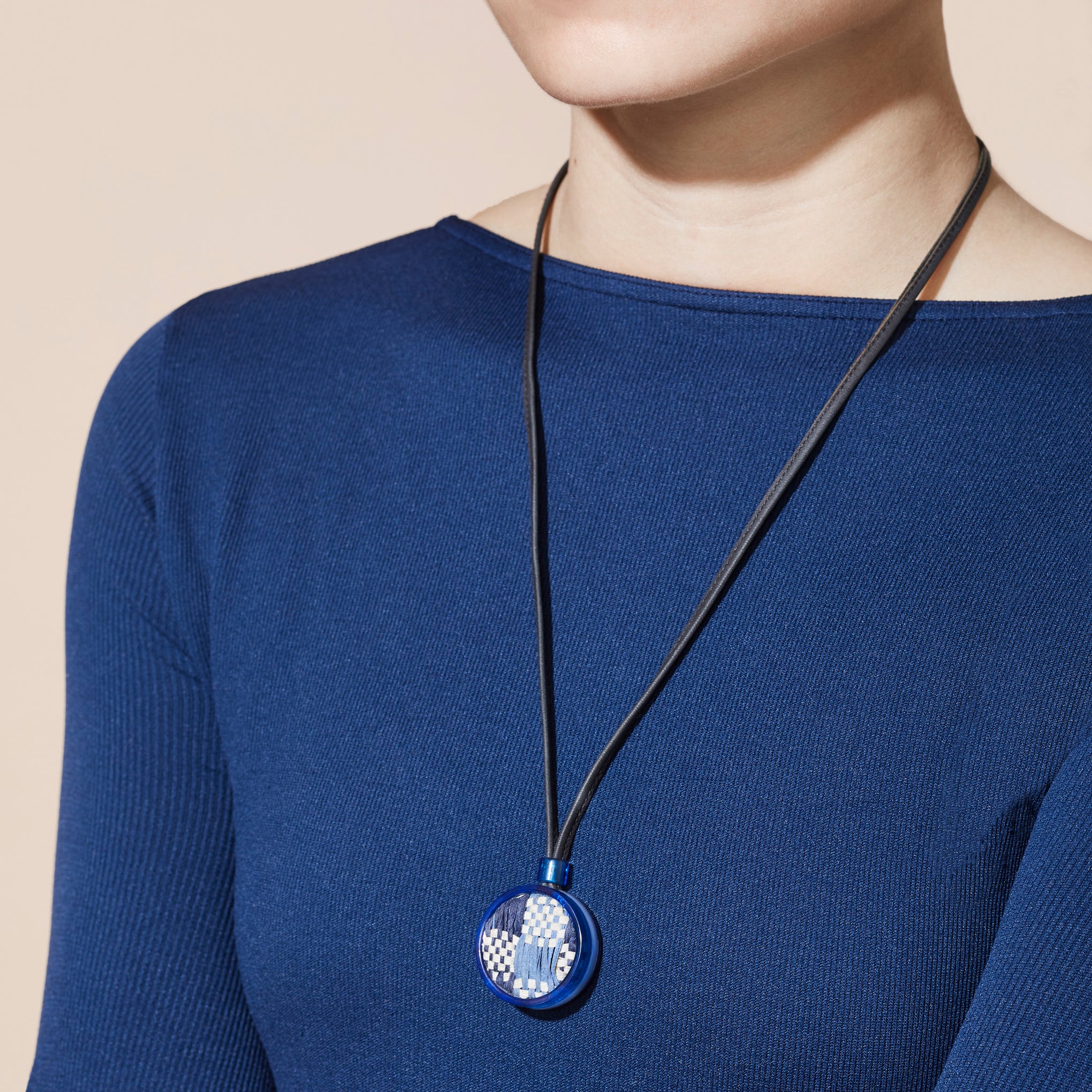Finn Vita Eco-Friendly Upcycled Acetate Pendant Necklace