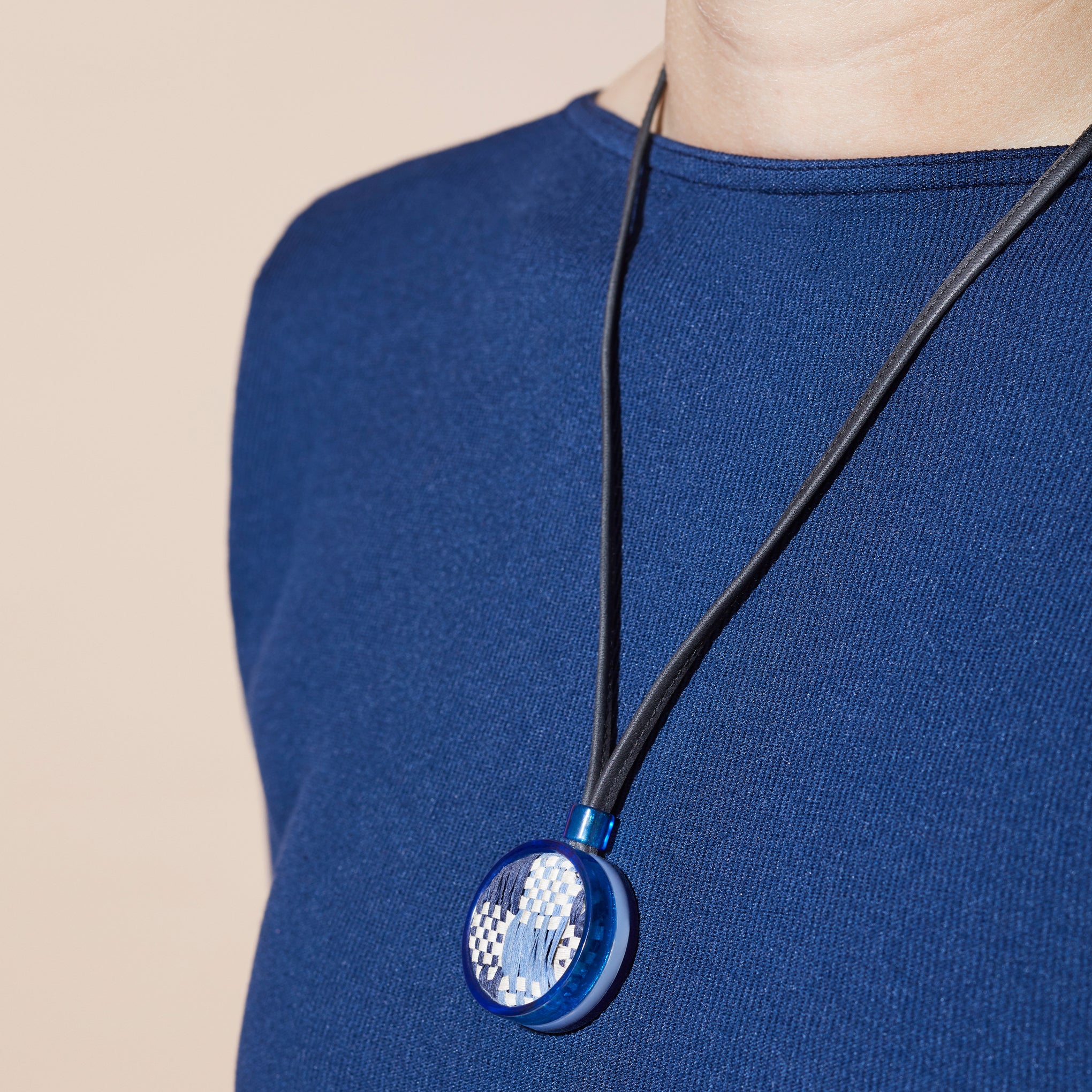 Finn Vita Eco-Friendly Upcycled Acetate Pendant Necklace