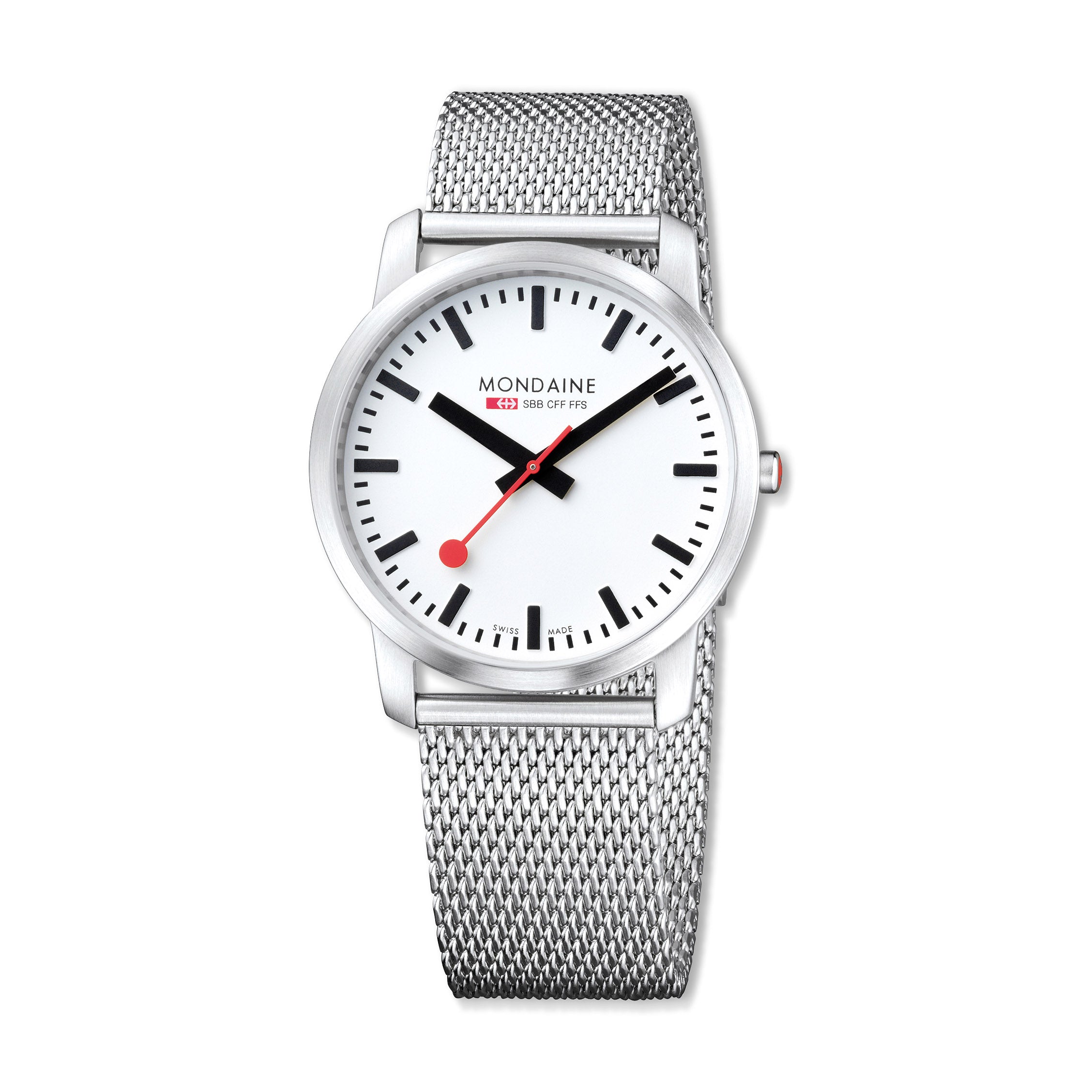 Mondaine Simply Elegant Swiss Railway Watch - Stainless Steel
