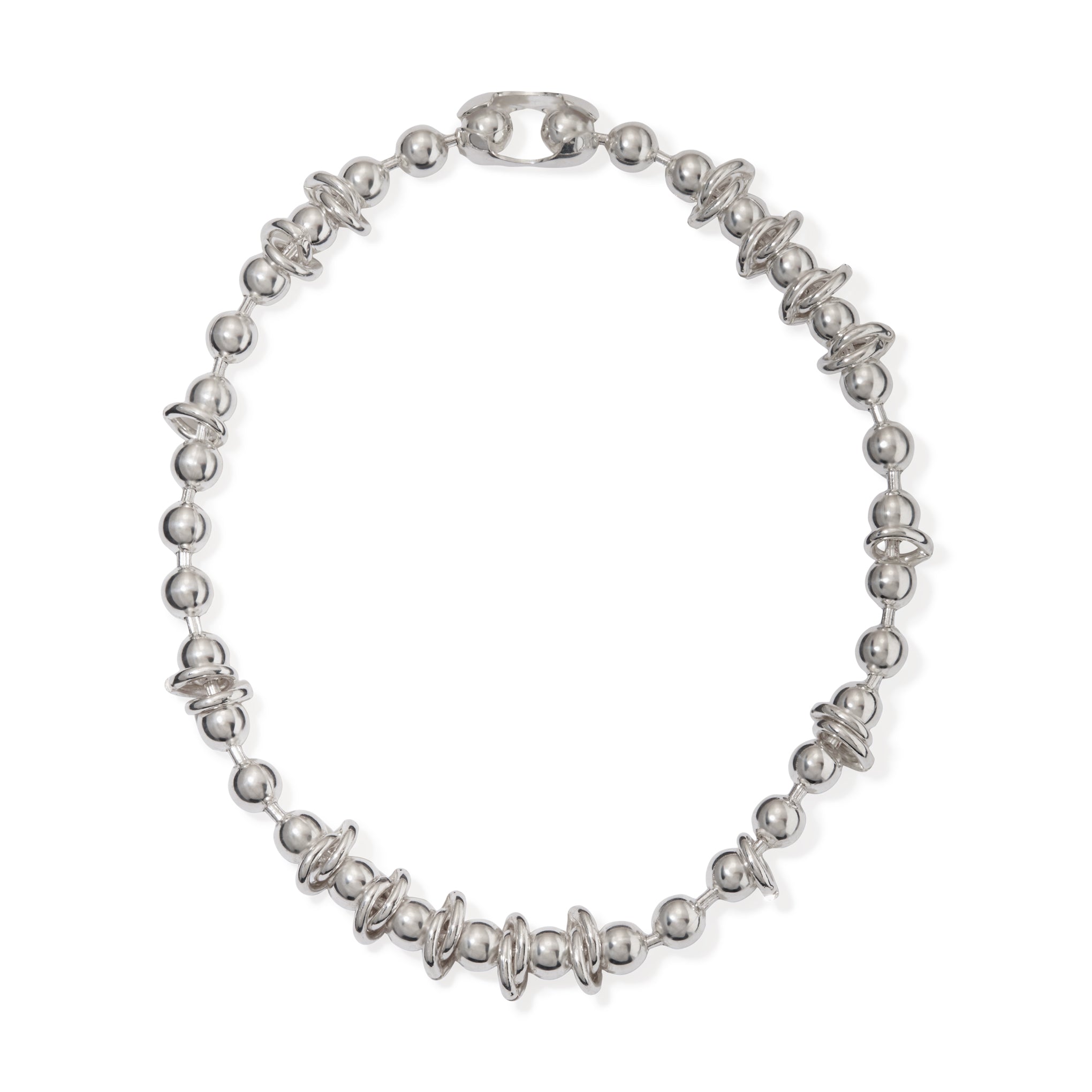 Martine Ali Sterling Silver Ball Chain Necklace 18"