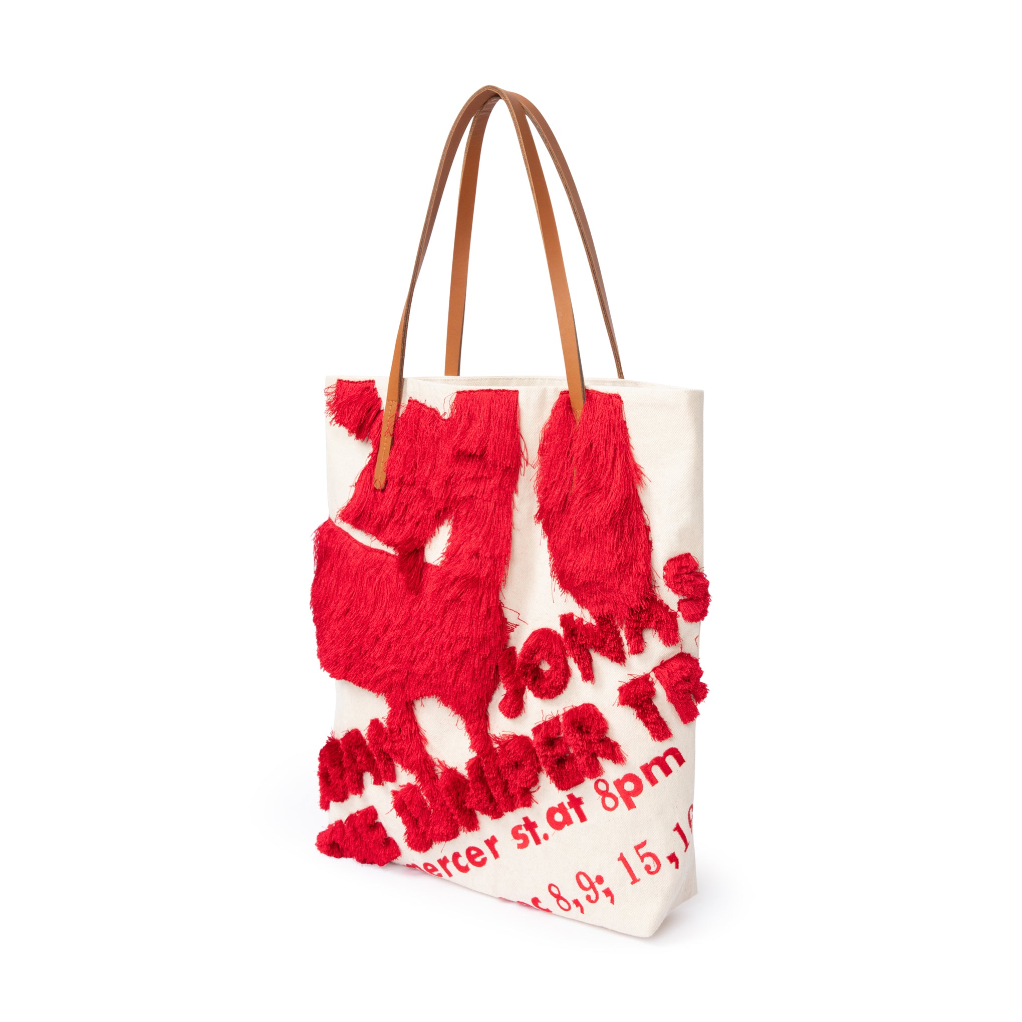 Rachel Comey Joan Jonas Embroidered Fringe Tote Bag