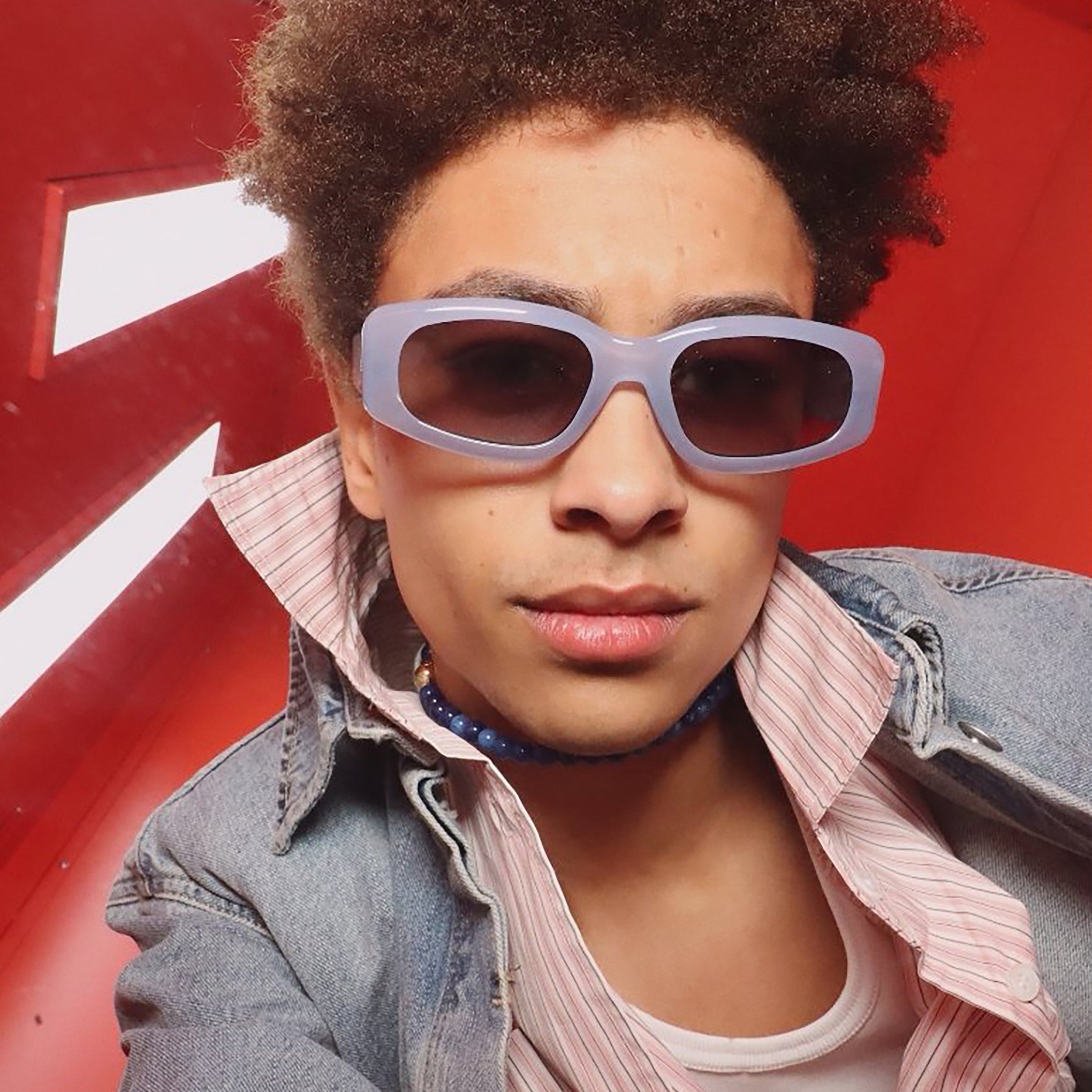 IZIPIZI Crush Unisex Sunglasses - Skyline Blue UV Protection