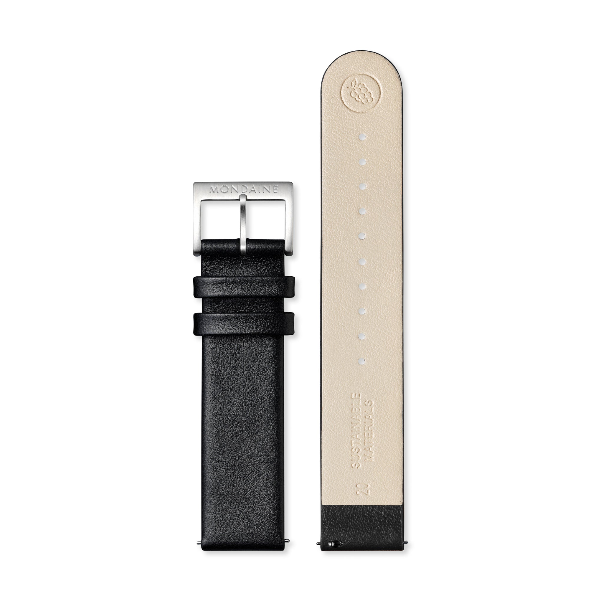 Mondaine Neo Chronograph Watch with Vegan Leather Strap